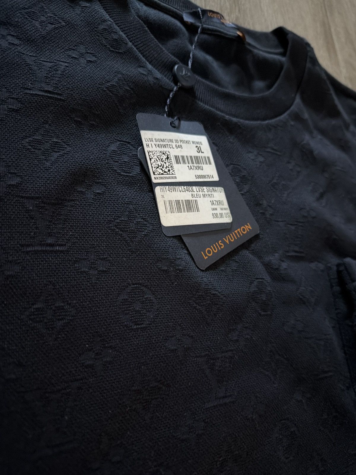 Louis Vuitton Louis Vuitton Signature 3D Pocket Tee Size US XL / EU 56 / 4 - 3 Thumbnail