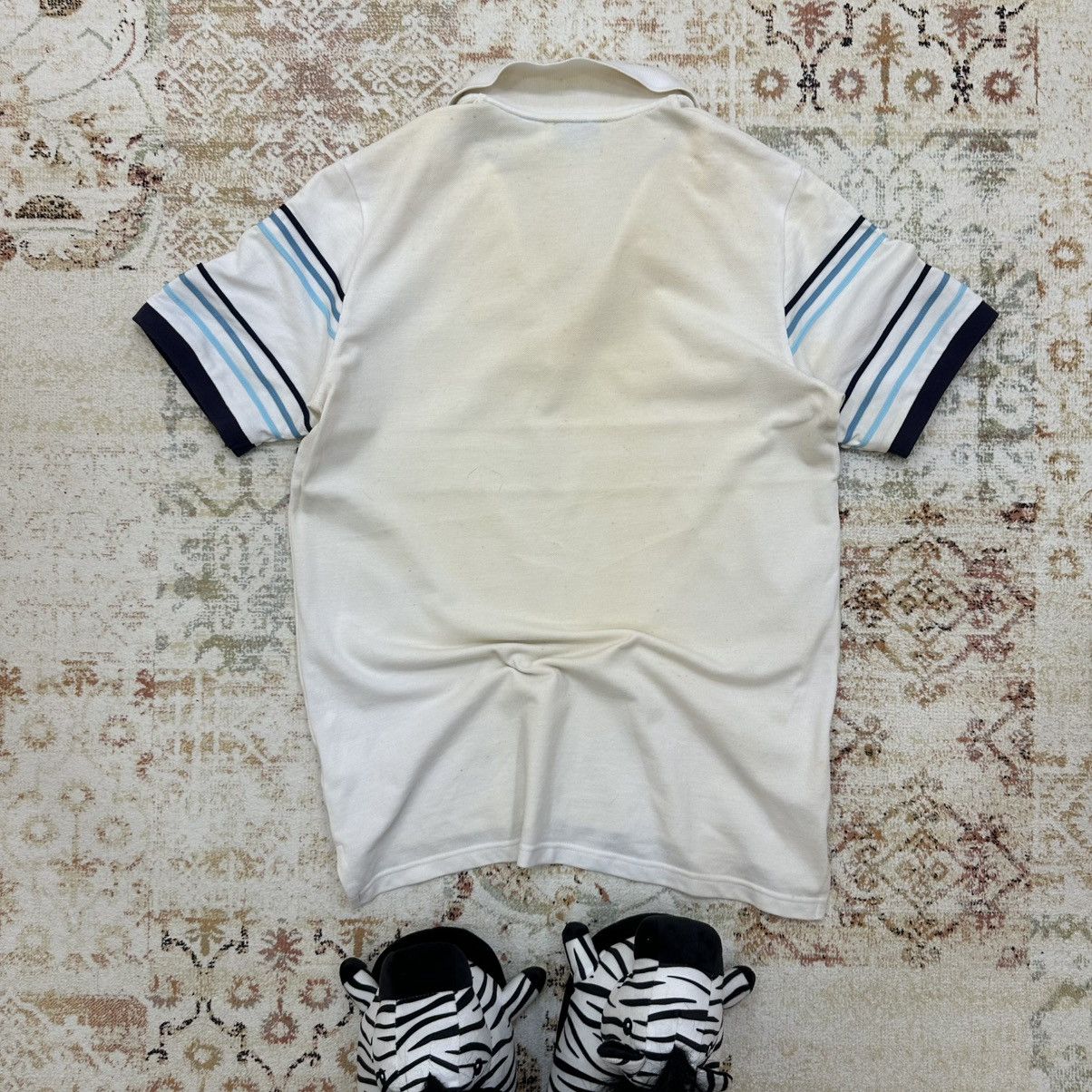 Yves Saint Laurent Vintage YSL Polo T-shirts Trashed Style Old Money Y2K 00s Size US M / EU 48-50 / 2 - 2 Thumbnail