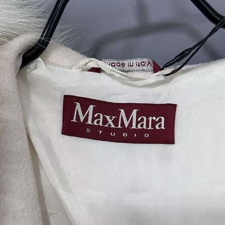 Max Mara Max Mara Long Fur Collar Bathrobe Coat Size M / US 6-8 / IT 42-44 - 4 Thumbnail