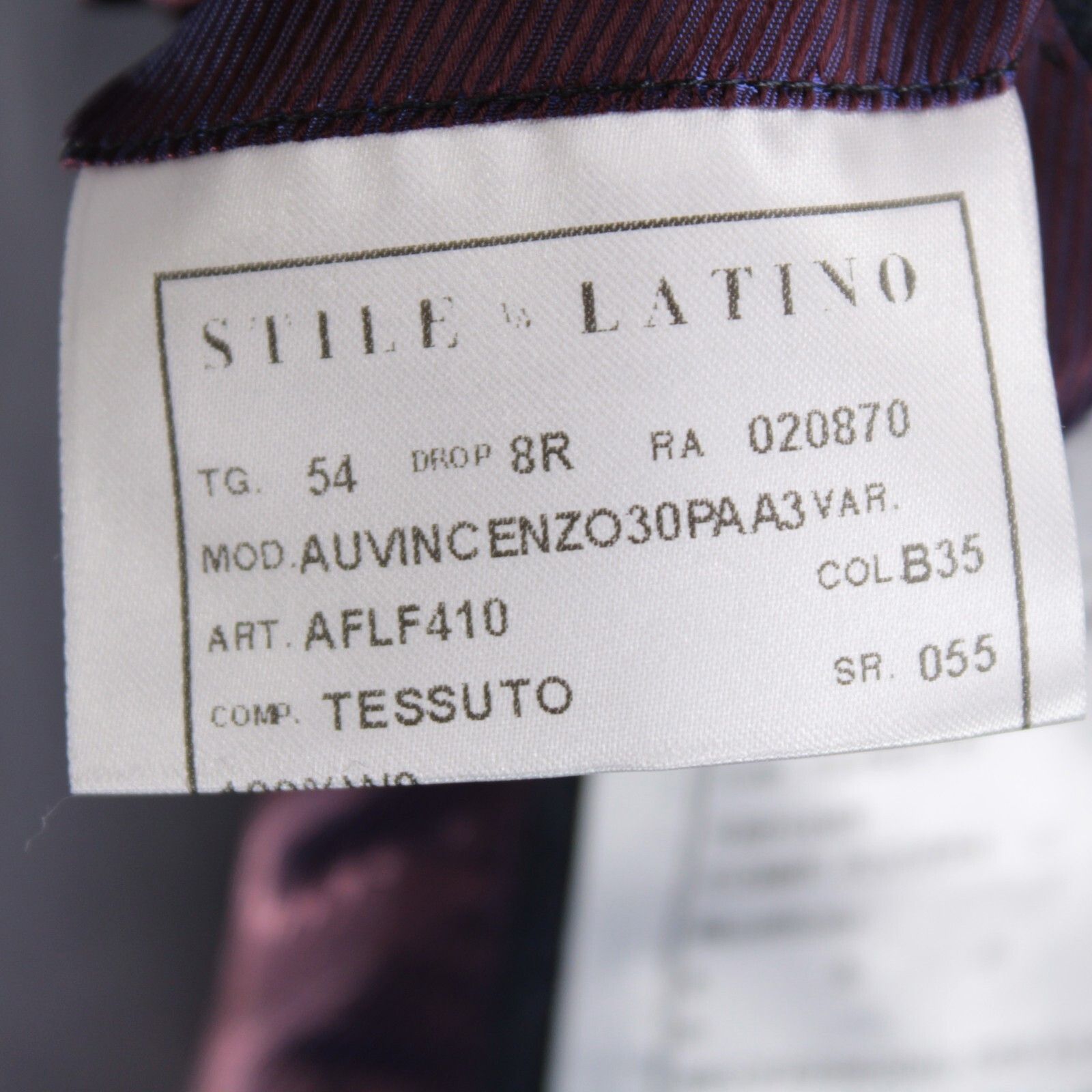 Other Stile Latino Suit Size US 44 Regular in Blue Size 44R - 9 Thumbnail