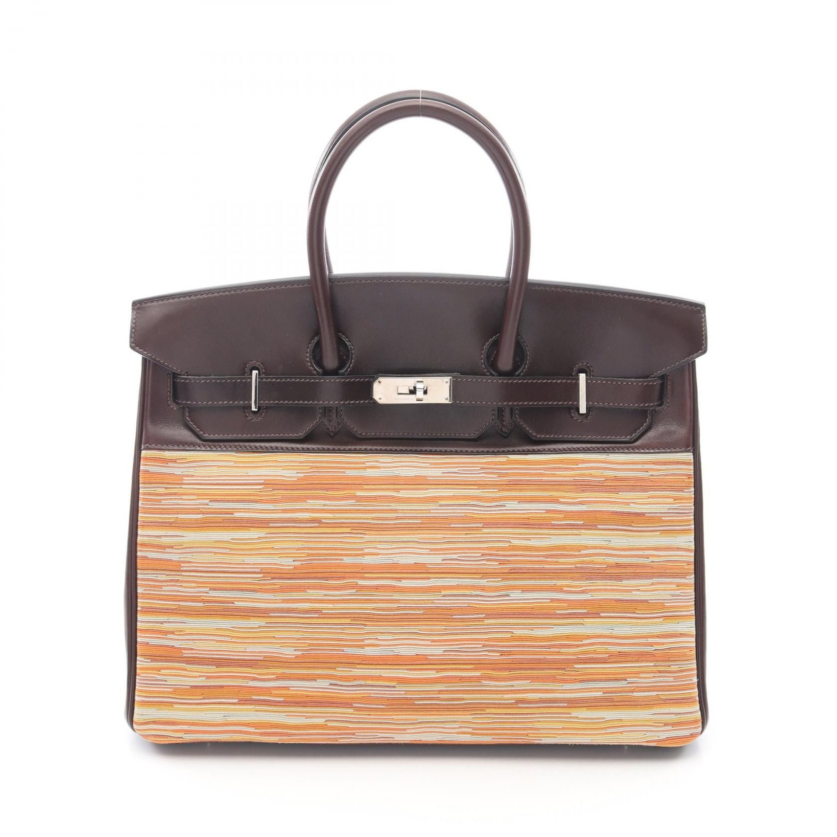 Hermes Hermes Hermes Birkin35 Calf Leather Leather Handbag G DUTY FREE for USA Size ONE SIZE - 1 Thumbnail