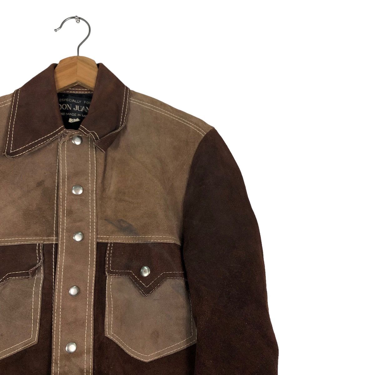 Japanese Brand Vintage Chore Genuine Leather Biker Jacket Don Juans Mexico Size US M / EU 48-50 / 2 - 6 Thumbnail