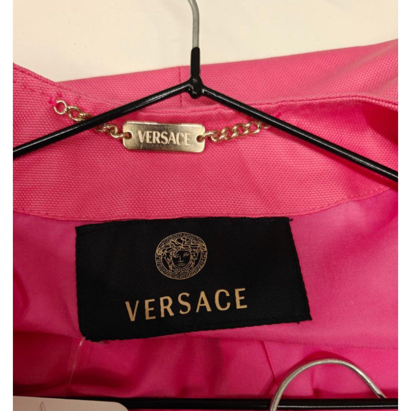 Versace Versace Pink Cotton Skirt Suit - Size S Size S / US 4 / IT 40 - 6 Thumbnail