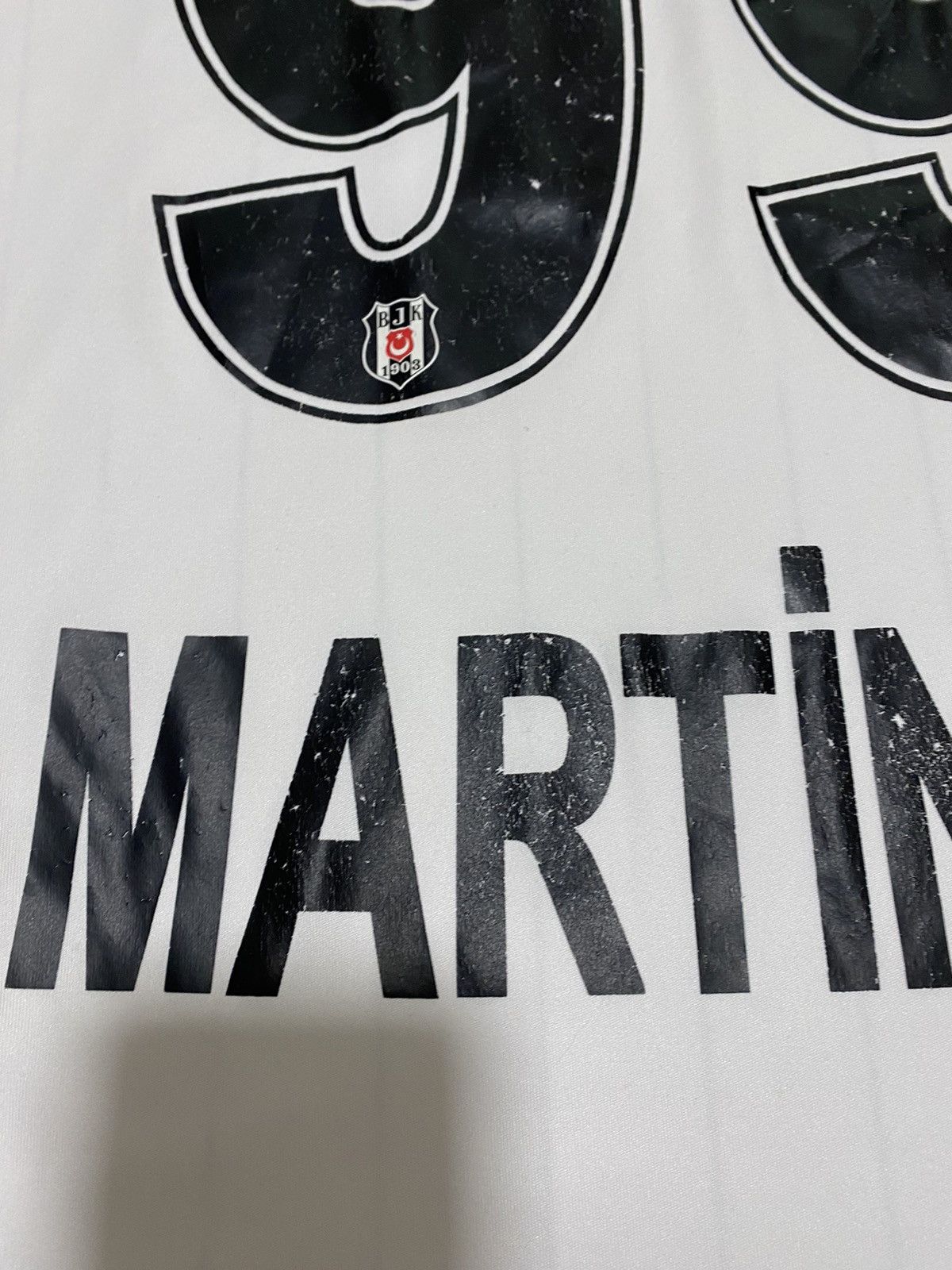 Adidas × Vintage Vintage 2016 Adidas FC Besiktas #99 Martin JR Soccer Jersey Size US L / EU 52-54 / 3 - 18 Thumbnail