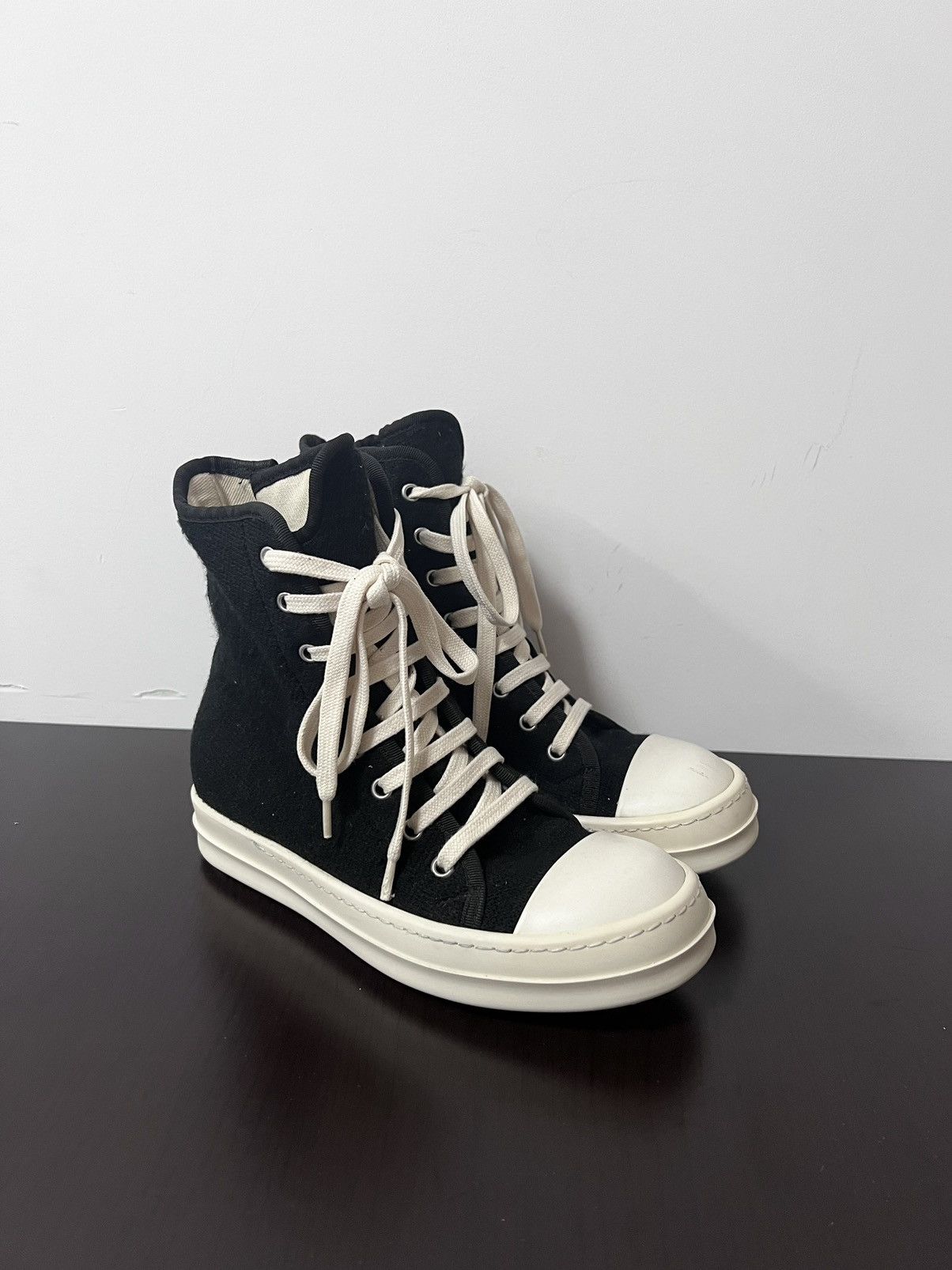 Rick Owens Drkshdw Rick owens drkshdw ramones high top sneakers sz35 Size US 5 / IT 35 - 5 Thumbnail