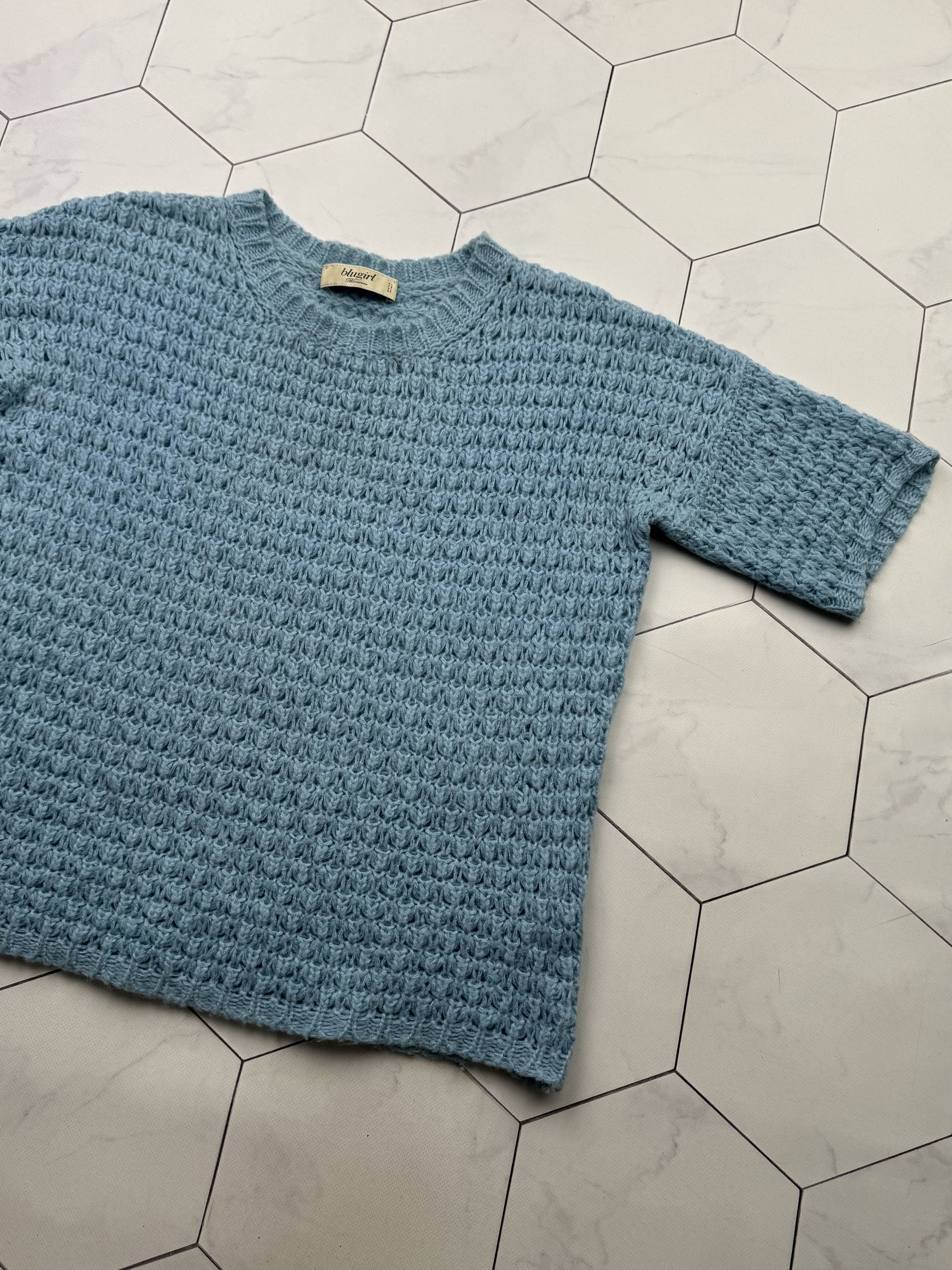 Blumarine Blumarine Knitted T-Shirt (B317) Size S / US 4 / IT 40 - 3 Thumbnail