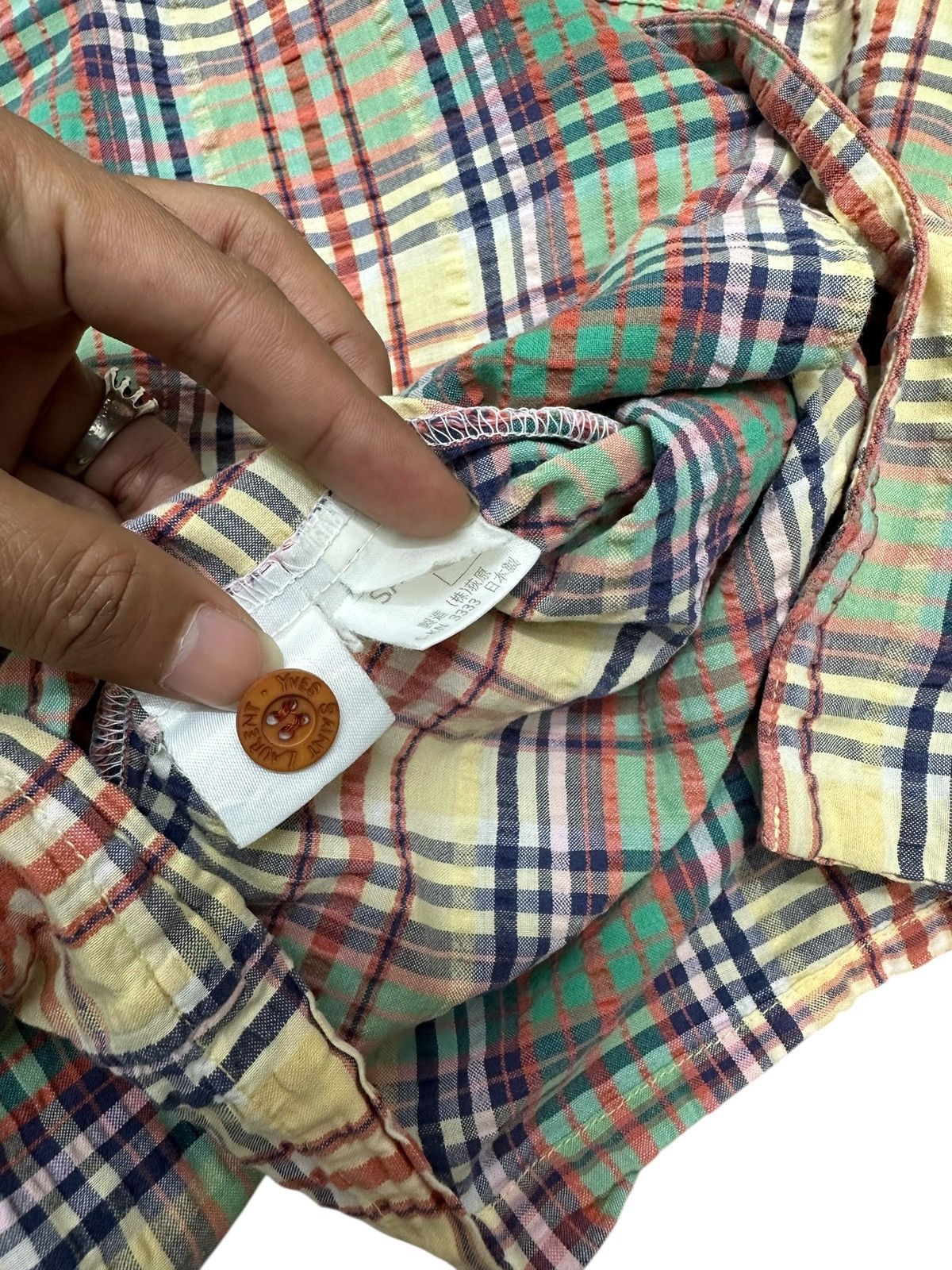 Yves Saint Laurent 2000s Vintage Yves Saint Laurent Shirt Button Up Size US L / EU 52-54 / 3 - 6 Thumbnail