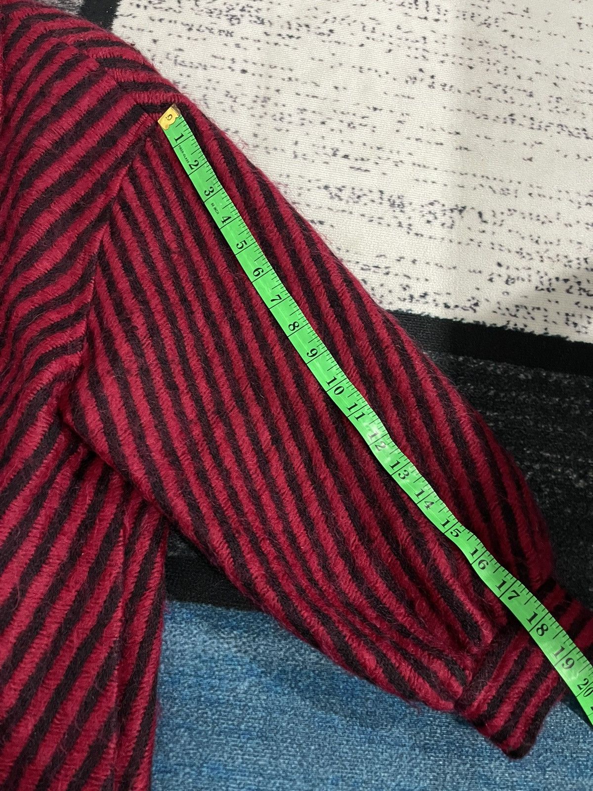 Givenchy Givenchy Glamour Stripe Design Wool Long Jacket Size XL / US 12-14 / IT 48-50 - 20 Thumbnail