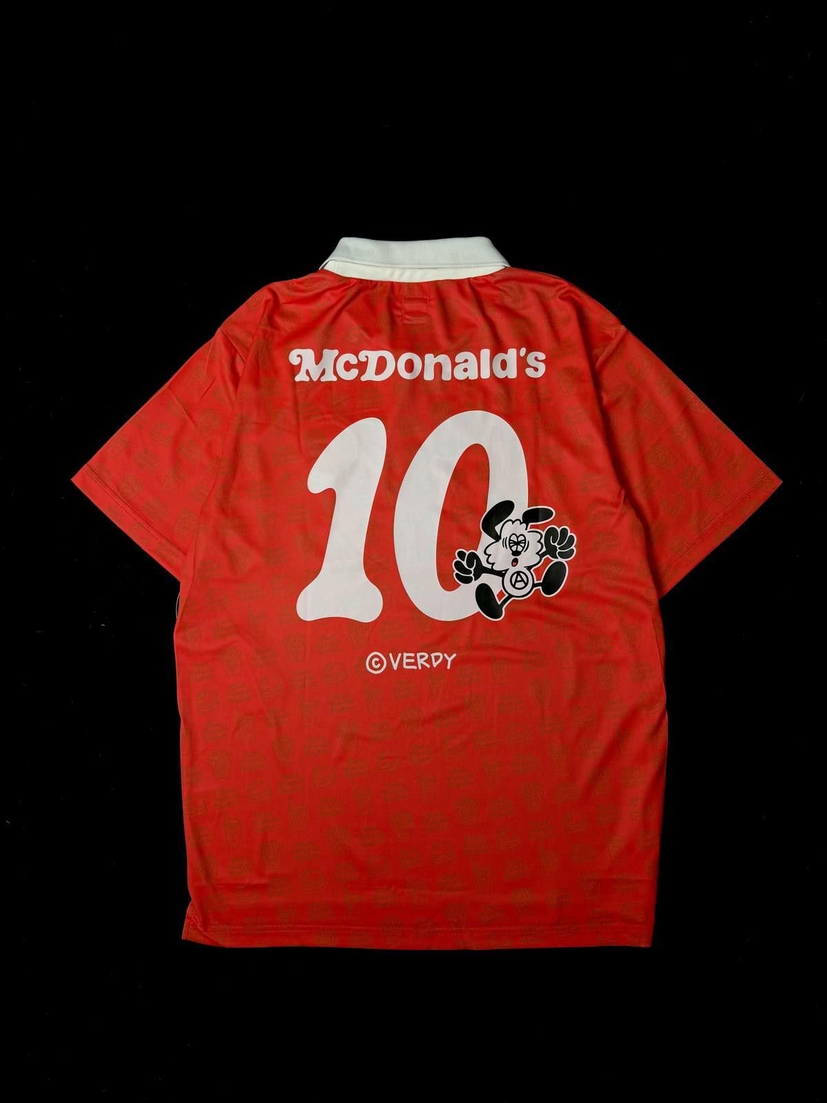 Verdy Deadstock Retro Verdy x McDonald’s Jersey Red Large Size US L / EU 52-54 / 3 - 6 Thumbnail
