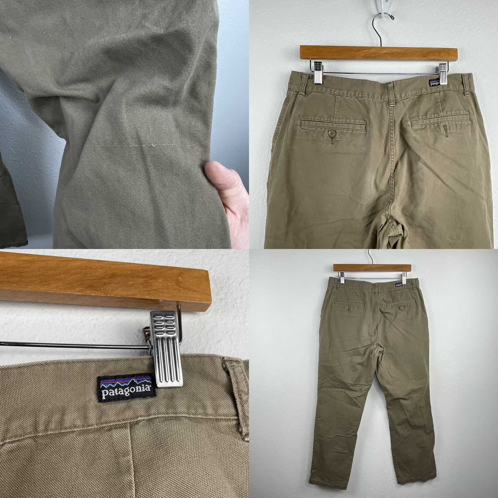 Patagonia Patagonia Pants Chino Men's Organic Cotton Brown Regular Wide-Leg 33x31.5 Inseam 28? Size US 35 - 8 Thumbnail