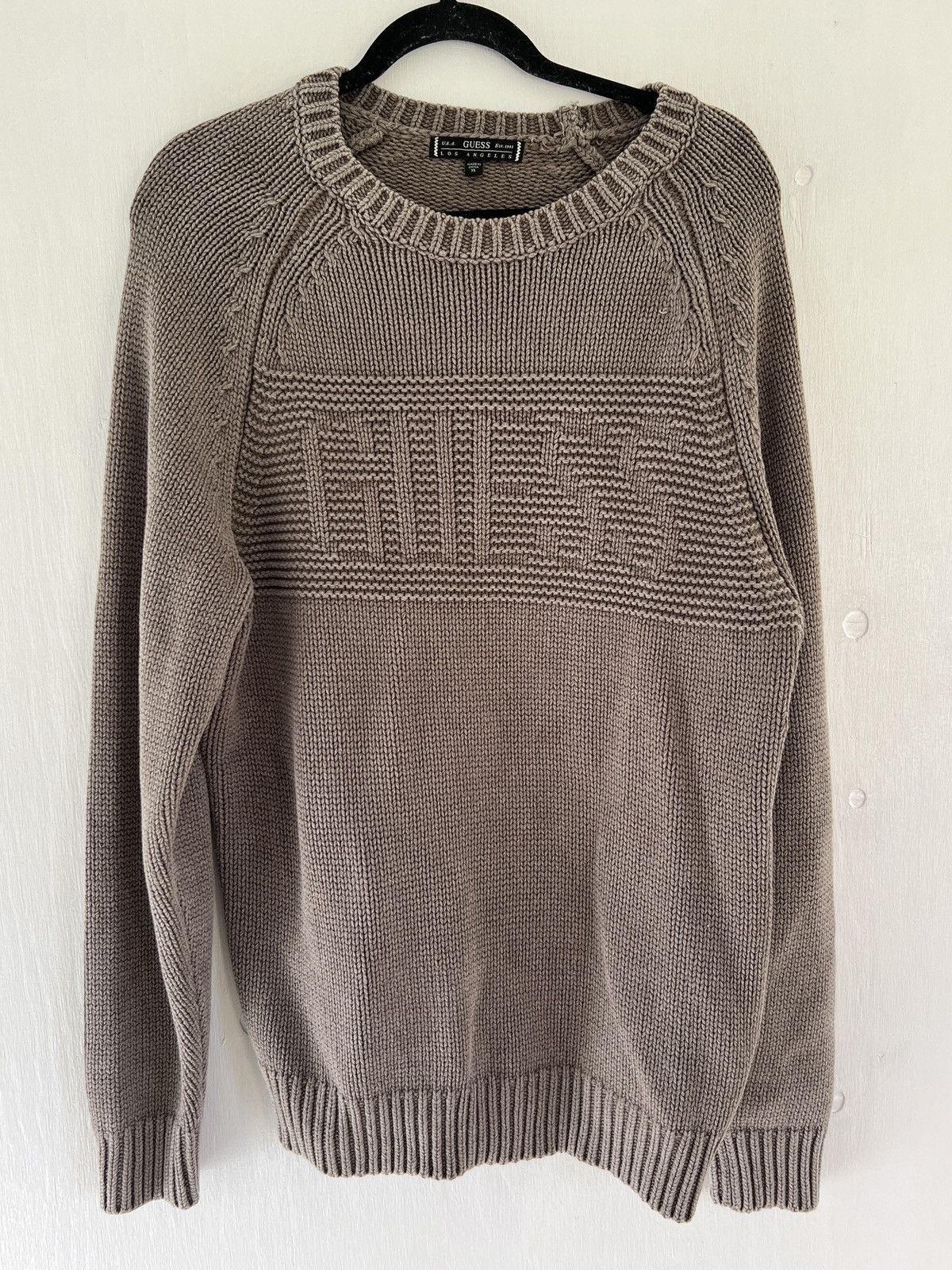 Guess Guess Ellery XL Knitted Sweater Size US XL / EU 56 / 4 - 1 Thumbnail