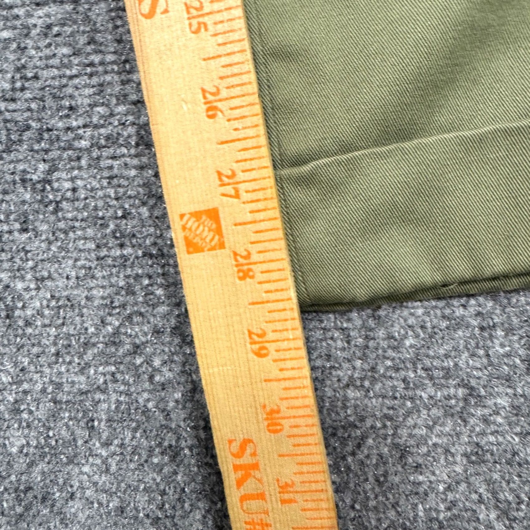 Vintage VINTAGE L.L.Bean Pants Dress Pants Men 42x28 Olive Green Cotton Blend Made In USA Distressed Inseam 28 Men Size US 42 / EU 58 - 6 Thumbnail