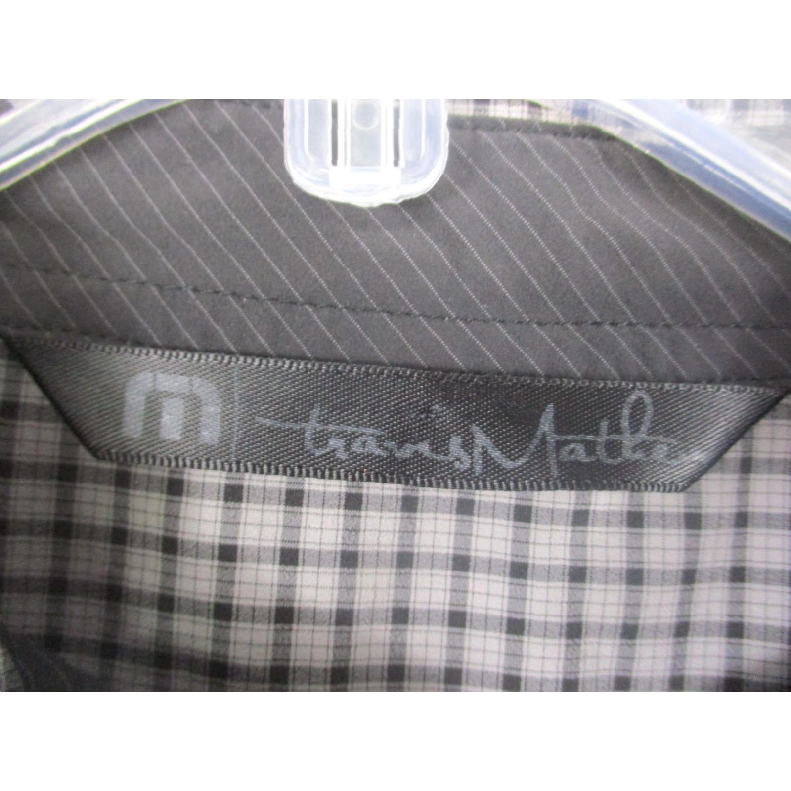TravisMathew TravisMathew Polo Shirt Mens XL Gray Gingham Stretch Golf Performance Casual Shirt Size US XL / EU 56 / 4 - 3 Thumbnail