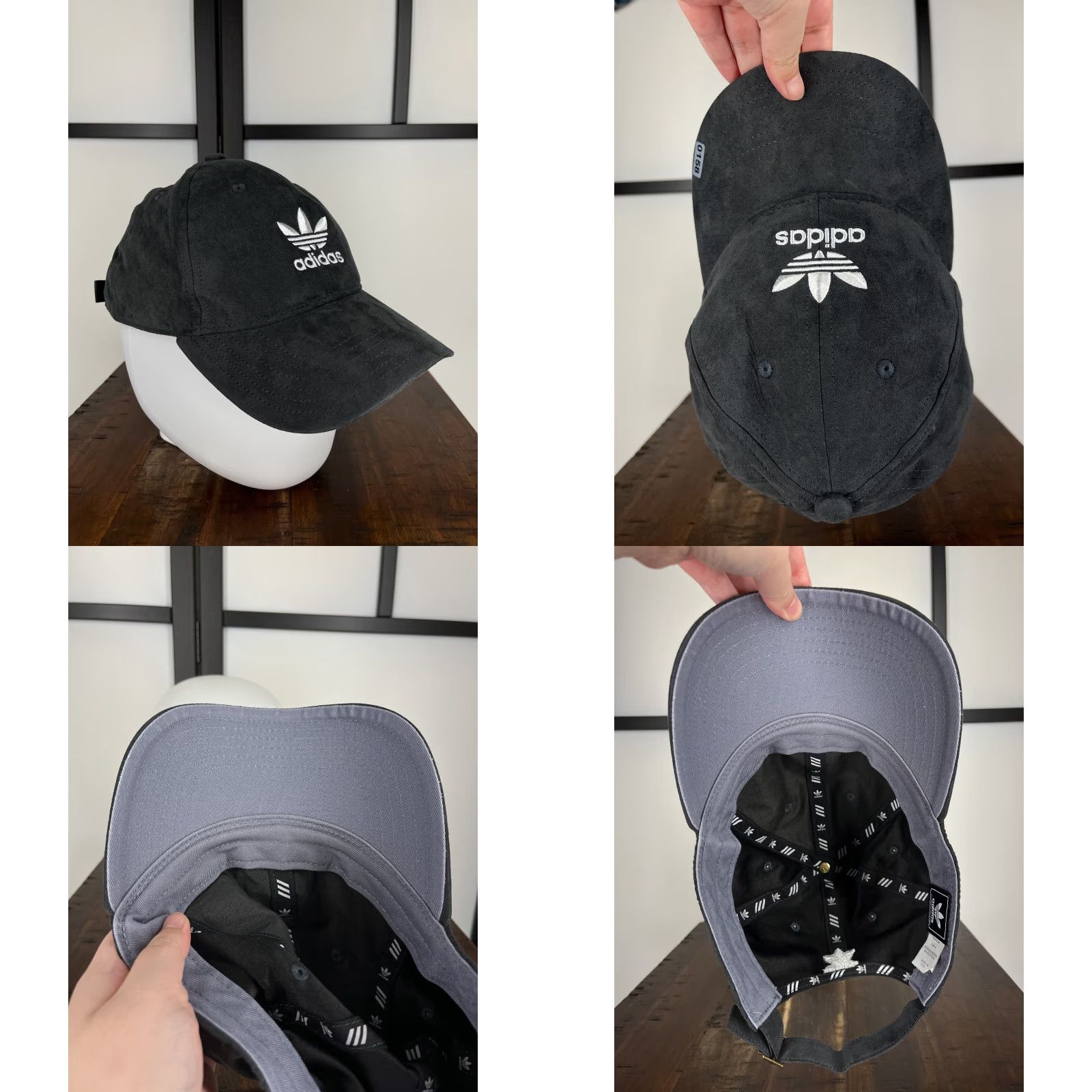 Adidas adidas Hat Cap Strap Back Womens One Size Gray Polyester Cotton Blend 3 Stripes Baseball Cap - Women - One Size - Gray - Cotton Polyester - 3 Stripes Size ONE SIZE - 8 Thumbnail