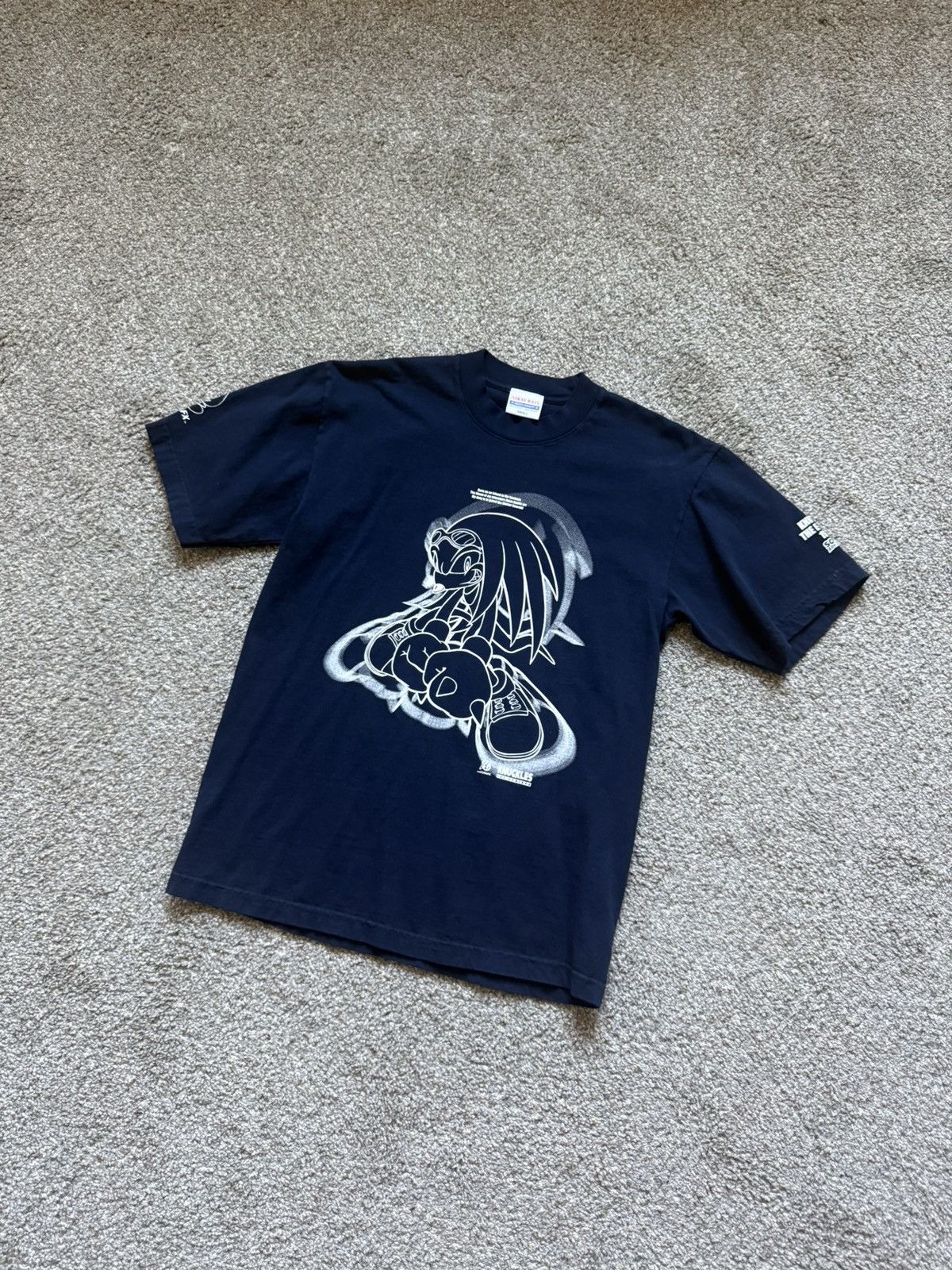 Nintendo Sonic Adventure Knuckles T-Shirt Navy Made in USA Size S Size US S / EU 44-46 / 1 - 1 Thumbnail