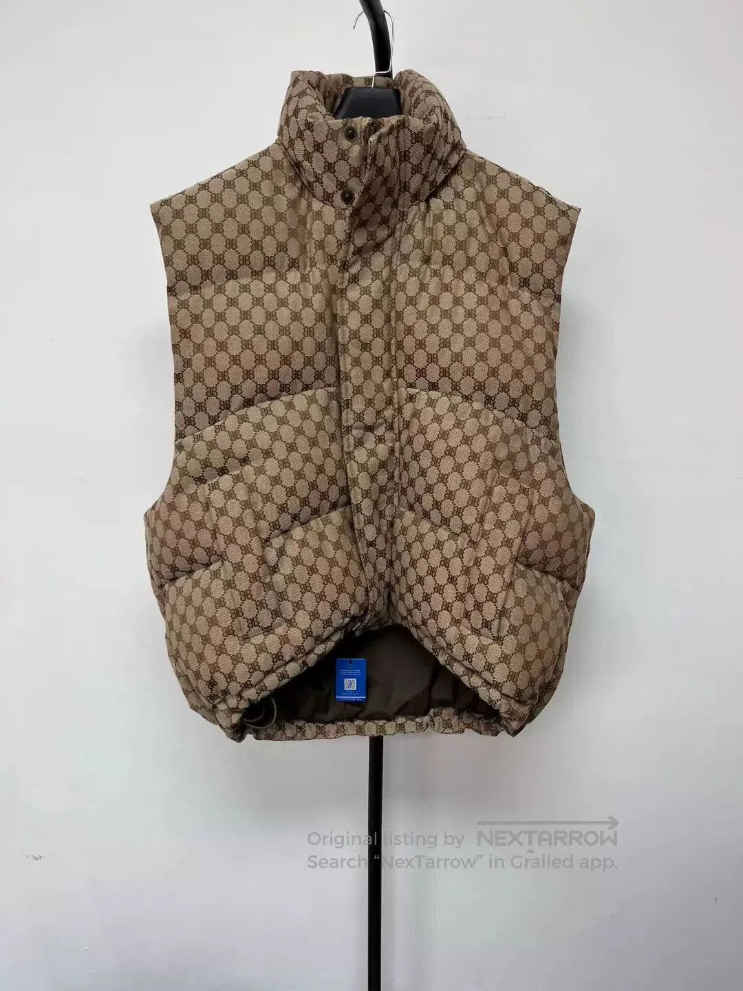 balenciaga x gucci black hacker vest.