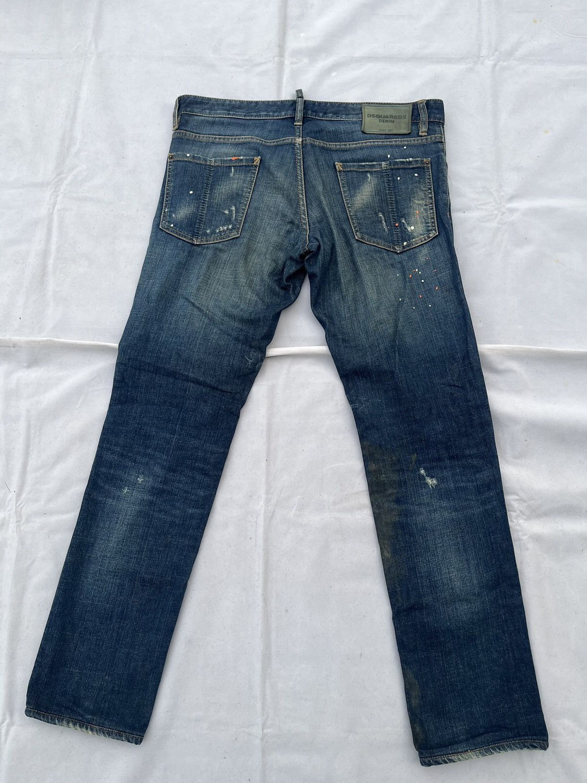 Dsquared2 DSQUARED2 Distressed Splatter Denim Size US 34 / EU 50 - 8 Thumbnail