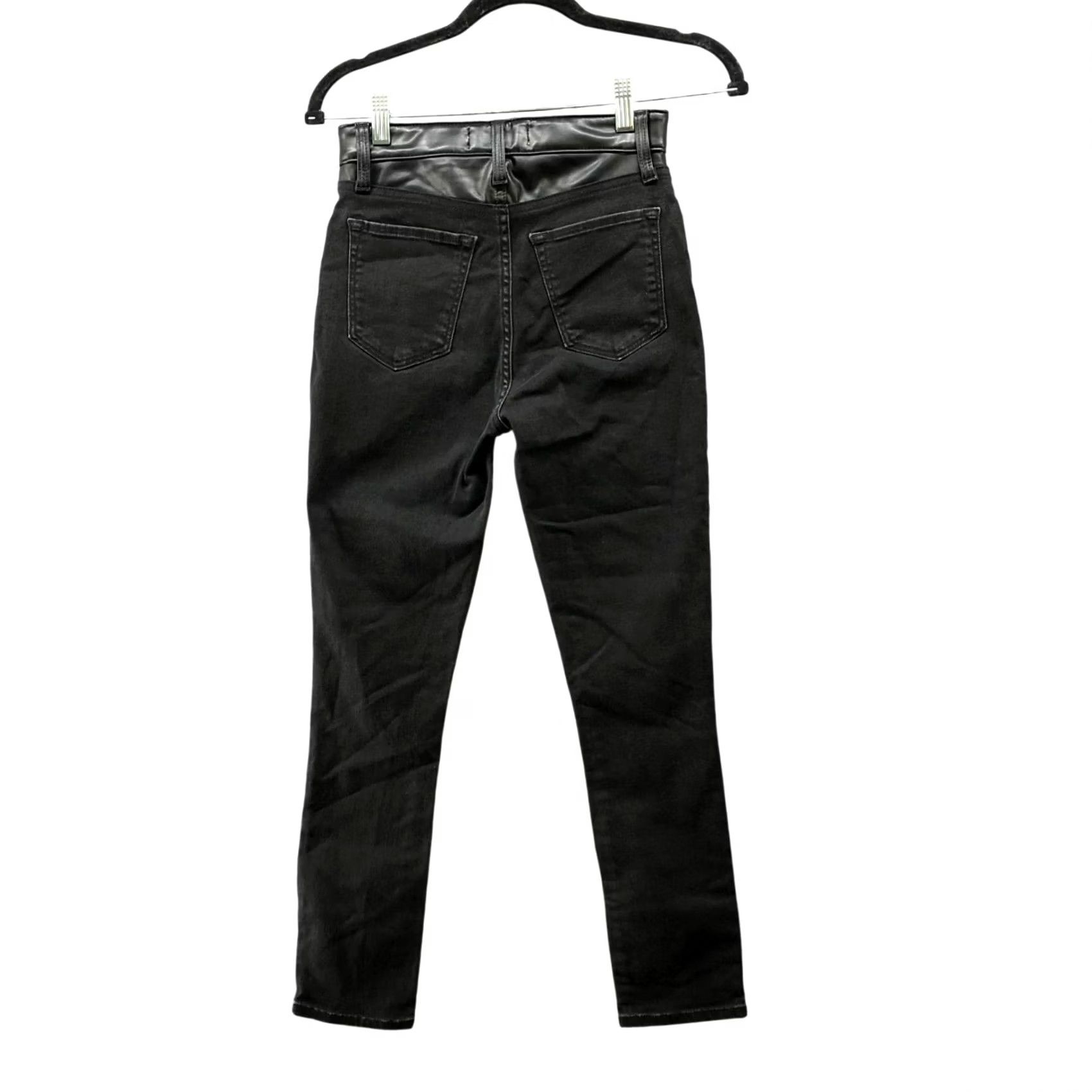 Abercrombie & Fitch Abercrombie & Fitch Super Skinny Ankle High Rise Jean Womens 0/25 Black Size 25" / US 0 / IT 36 - 2 Thumbnail