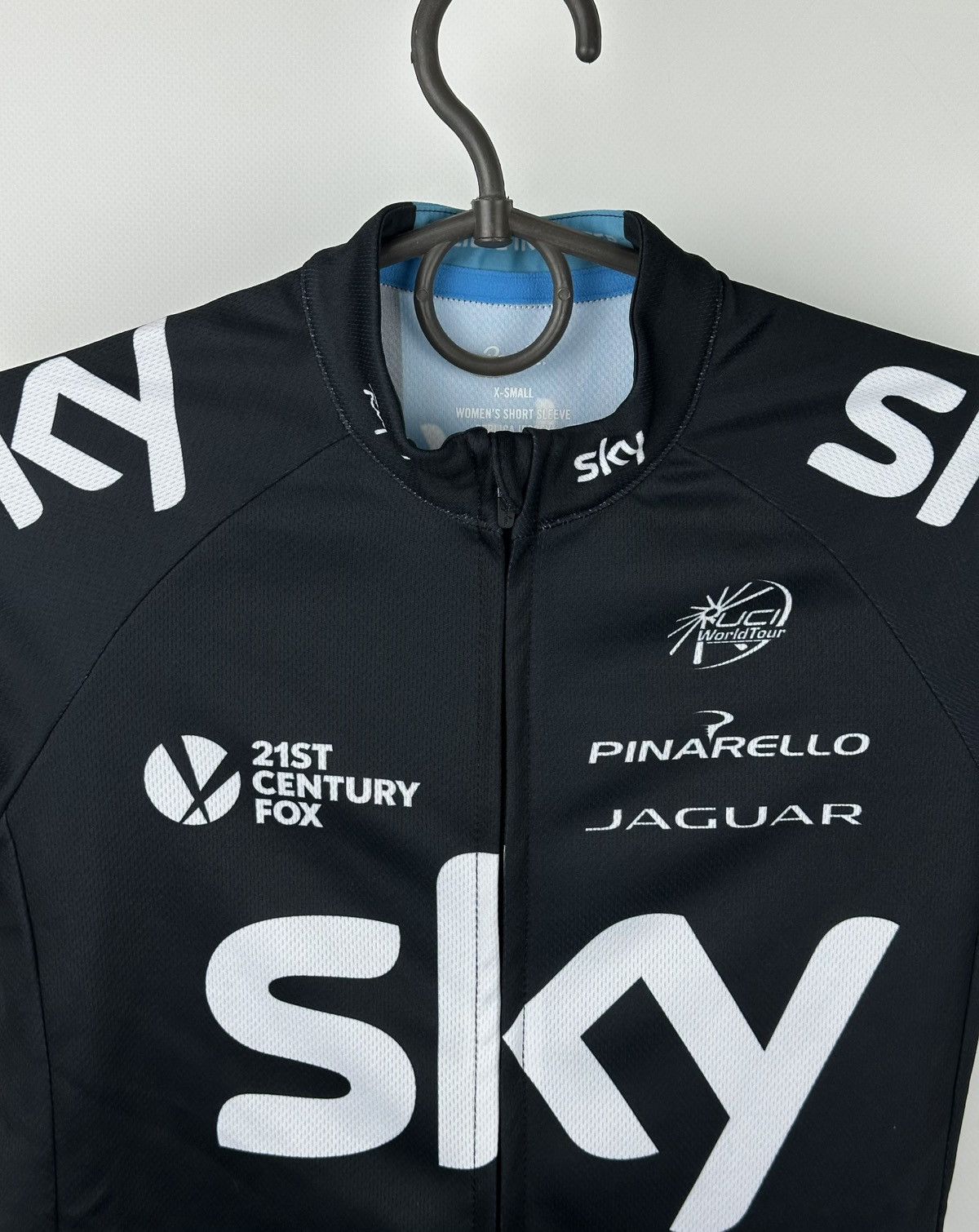 Rapha Rapha Team Sky Cycling Jersey Women XS Short Sleeve Black Size XS / US 0-2 / IT 36-38 - 3 Thumbnail
