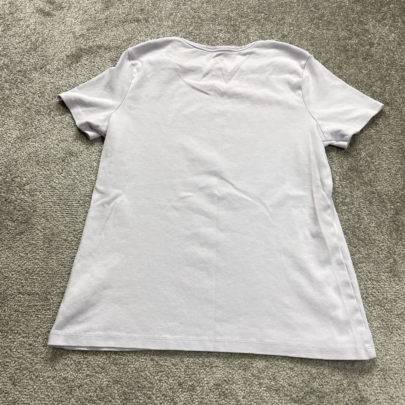 Lands' End VINTAGE Lands' End Women's T-Shirt Casual Short Sleeve Cotton Purple Large Shirt Size L / US 10 / IT 46 - 2 Thumbnail