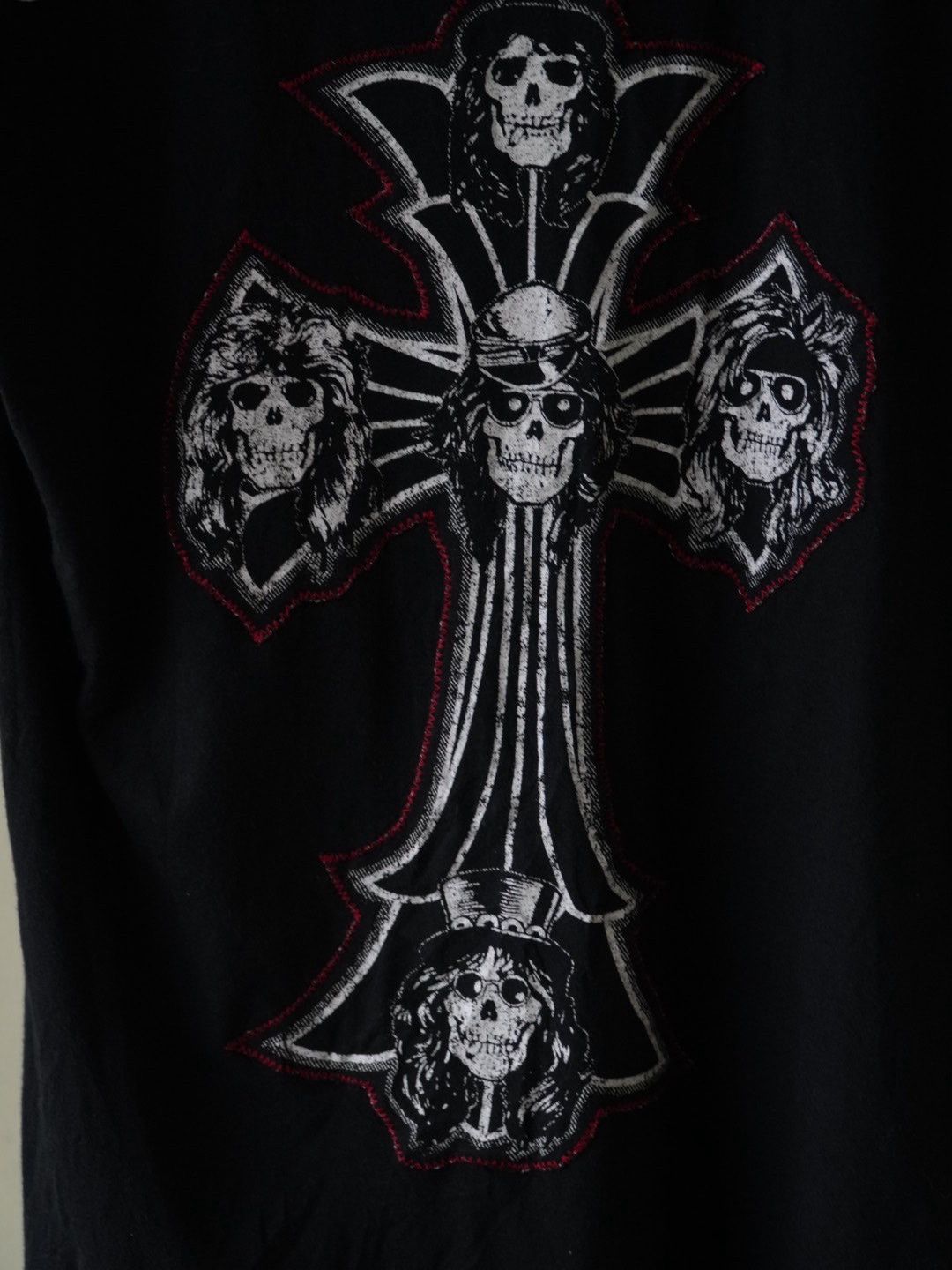 Chrome Hearts RARE Chrome Hearts - Guns n Roses Cross tee Size US M / EU 48-50 / 2 - 6 Thumbnail