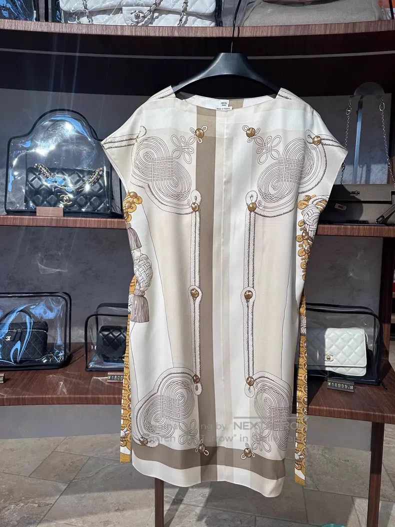 Hermes Hermes Silk dress Size XS / US 0-2 / IT 36-38 - 3 Thumbnail