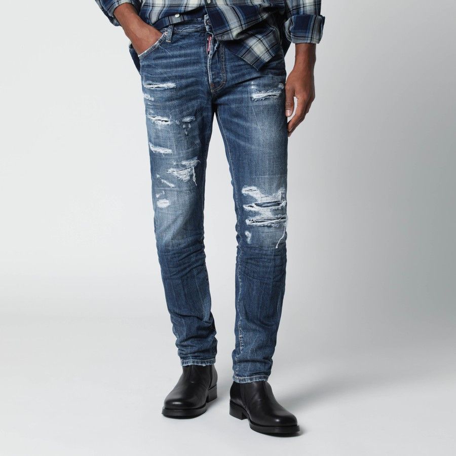 Dsquared2 o1d2blof0226 Slim Jeans in Blue Size US 30 / EU 46 - 1 Thumbnail