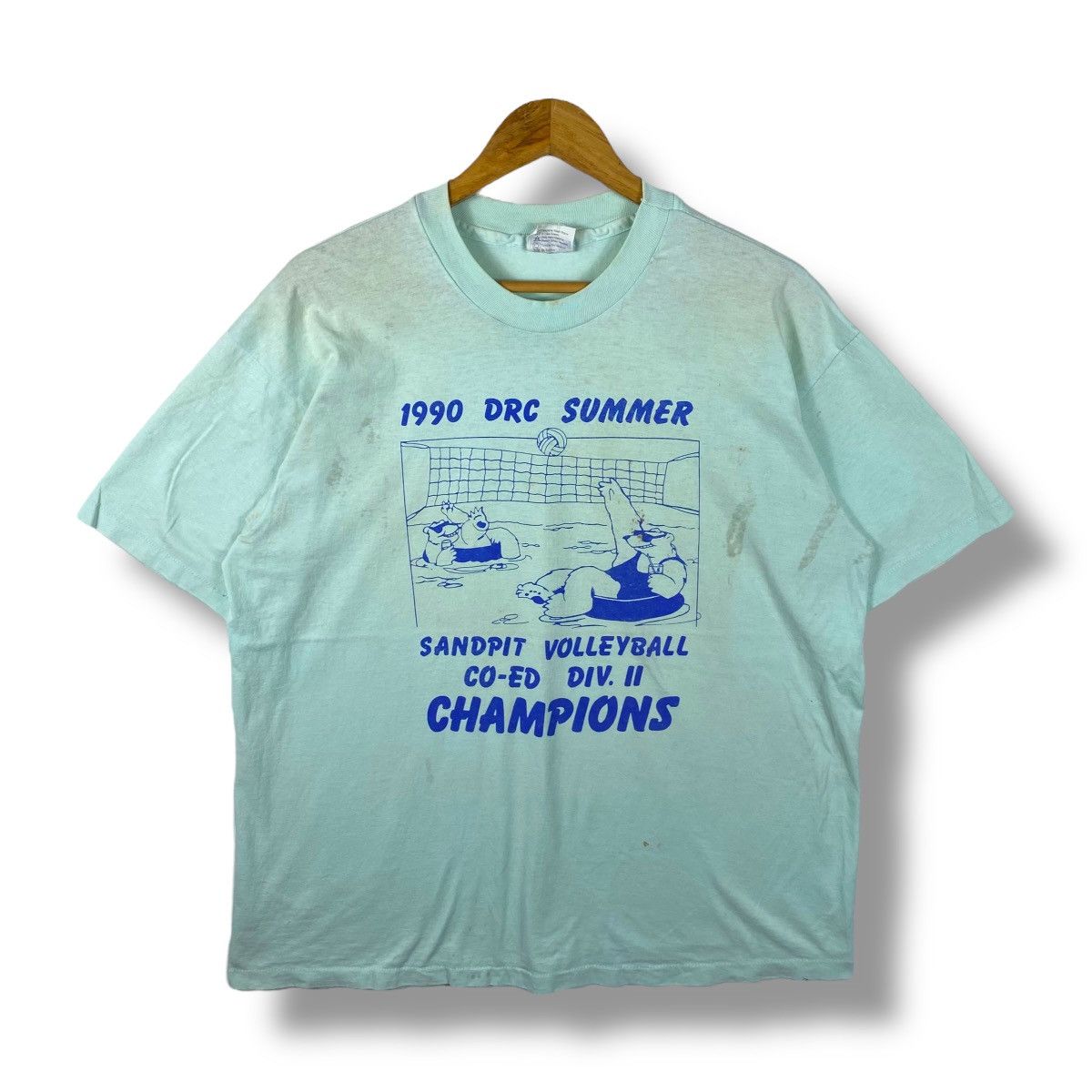 Vintage Distressed Vintage 90's DRC SUMMER Sandpit Volleyball Size US XL / EU 56 / 4 - 1 Thumbnail