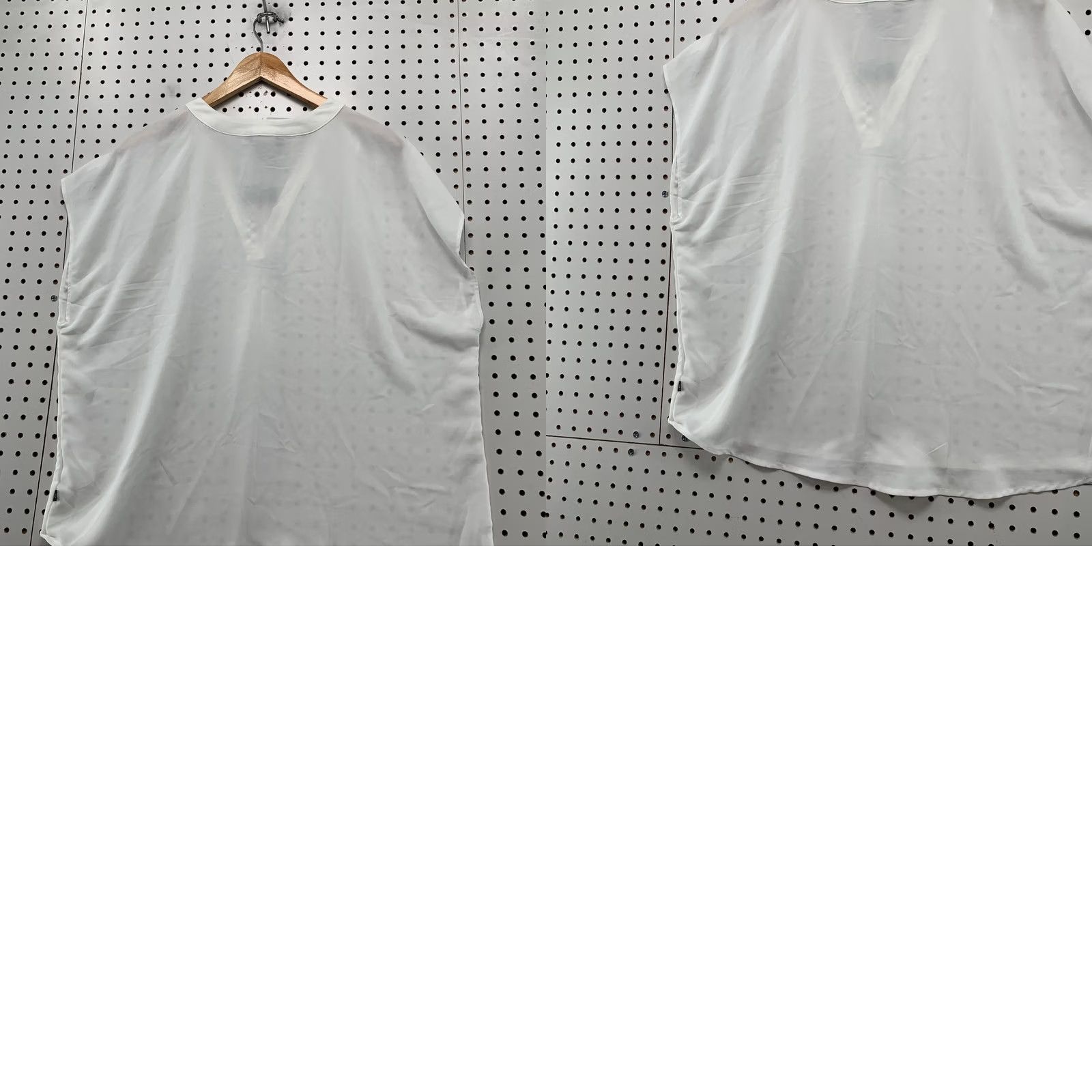 Banana Republic Banana Republic Blouse V-Neck Womens XL White Sleeveless NWT Pullover Shirt Size XL / US 12-14 / IT 48-50 - 9 Thumbnail