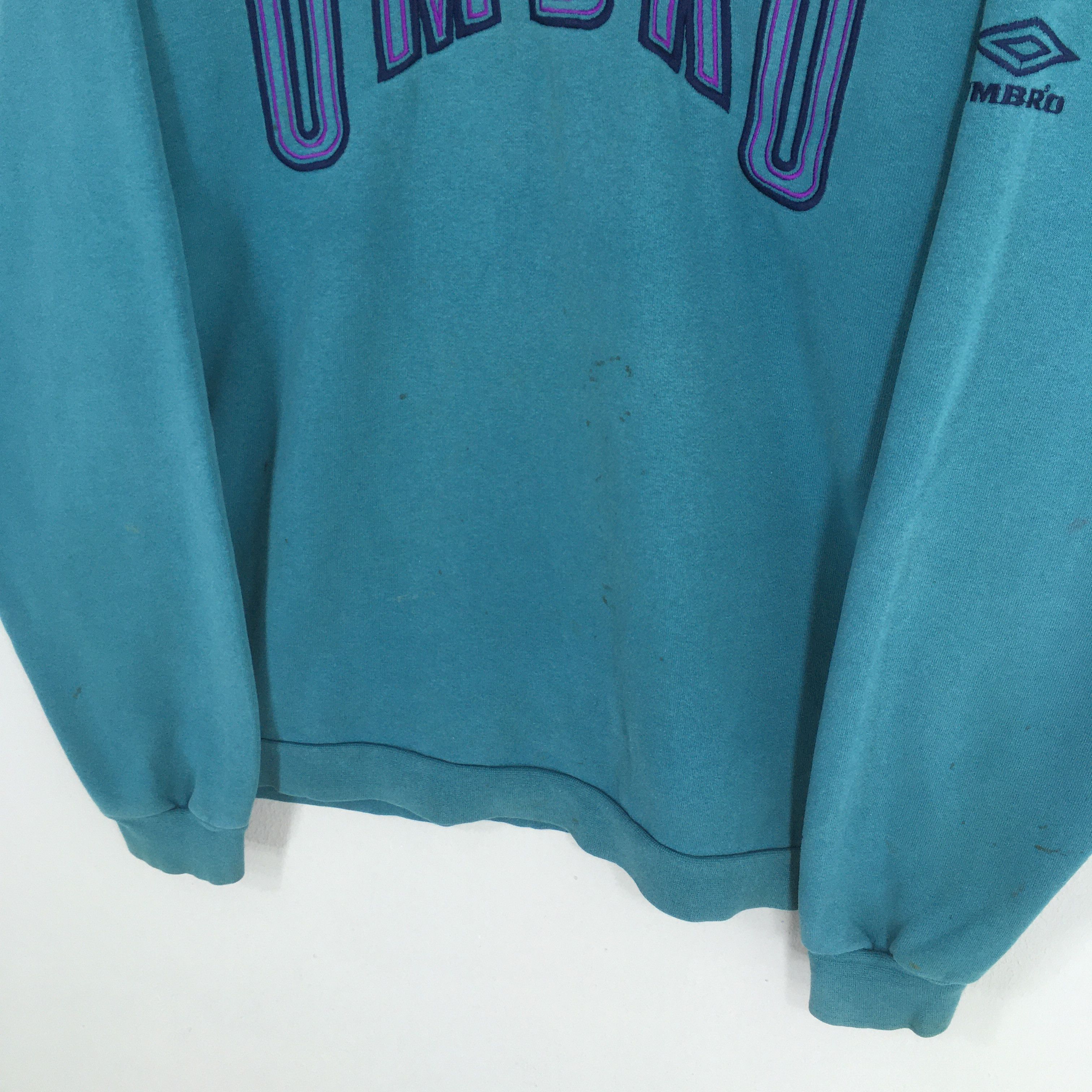Umbro Vintage 90s Umbro Soccer Sportswear Green Sweatshirt XLarge Size US XL / EU 56 / 4 - 3 Thumbnail