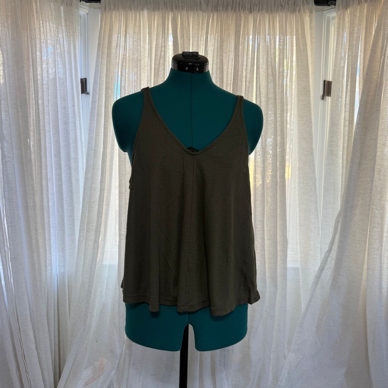 Free People Free People Ribbed Swing Tank Top | Sz S Size S / US 4 / IT 40 - 2 Thumbnail