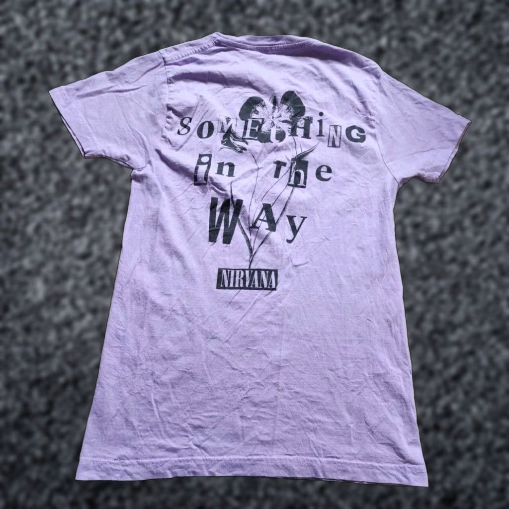 Doublet Nirvana Graphic T Shirt Double Sided Juniors Medium Purple Short Sleeve Cotton Retro Music Tee Womens Size M / US 6-8 / IT 42-44 - 1 Thumbnail