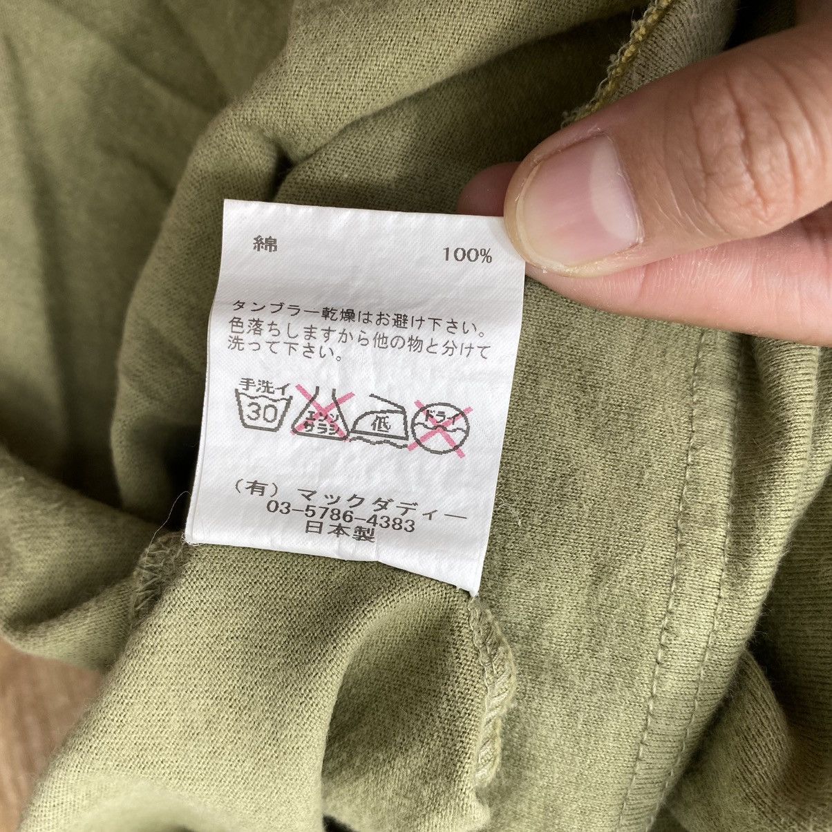 Japanese Brand MACKDADDY Japanese Brand Pocket Plain Green Short Sleeve Size US XL / EU 56 / 4 - 6 Thumbnail