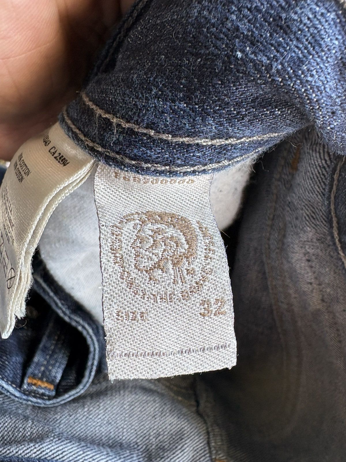 Diesel Diesel Industry Jean 32x32 Denim Blue Navy Regular Straight Size US 32 / EU 48 - 7 Thumbnail