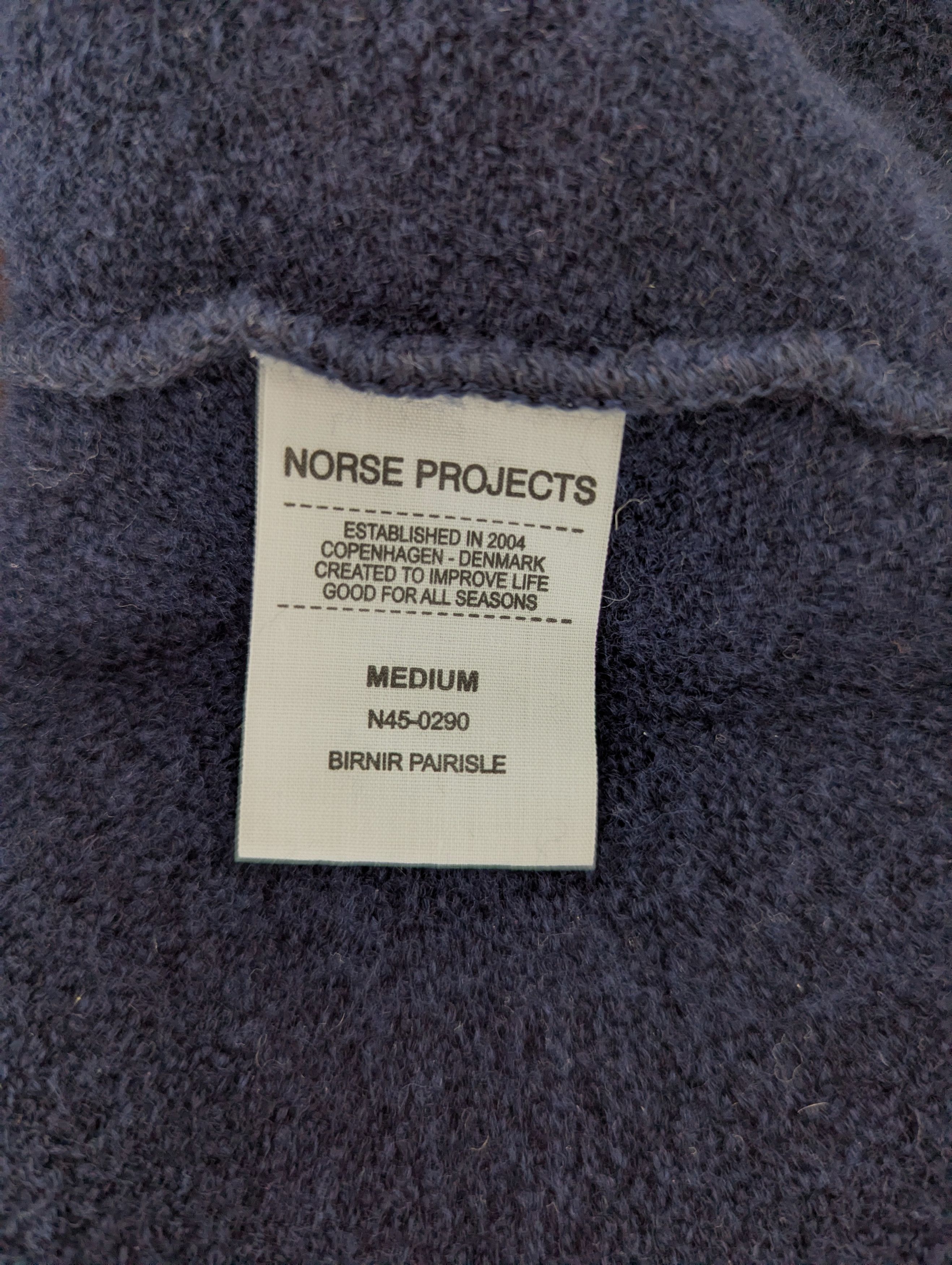 Norse Projects Birnir Pairisle Size US M / EU 48-50 / 2 - 6 Thumbnail