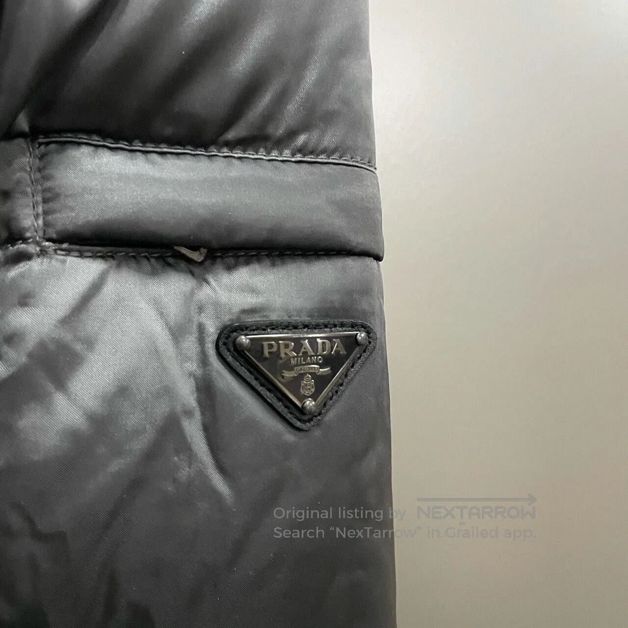 Prada prada gray quilted puffer jacket. Size US M / EU 48-50 / 2 - 3 Thumbnail