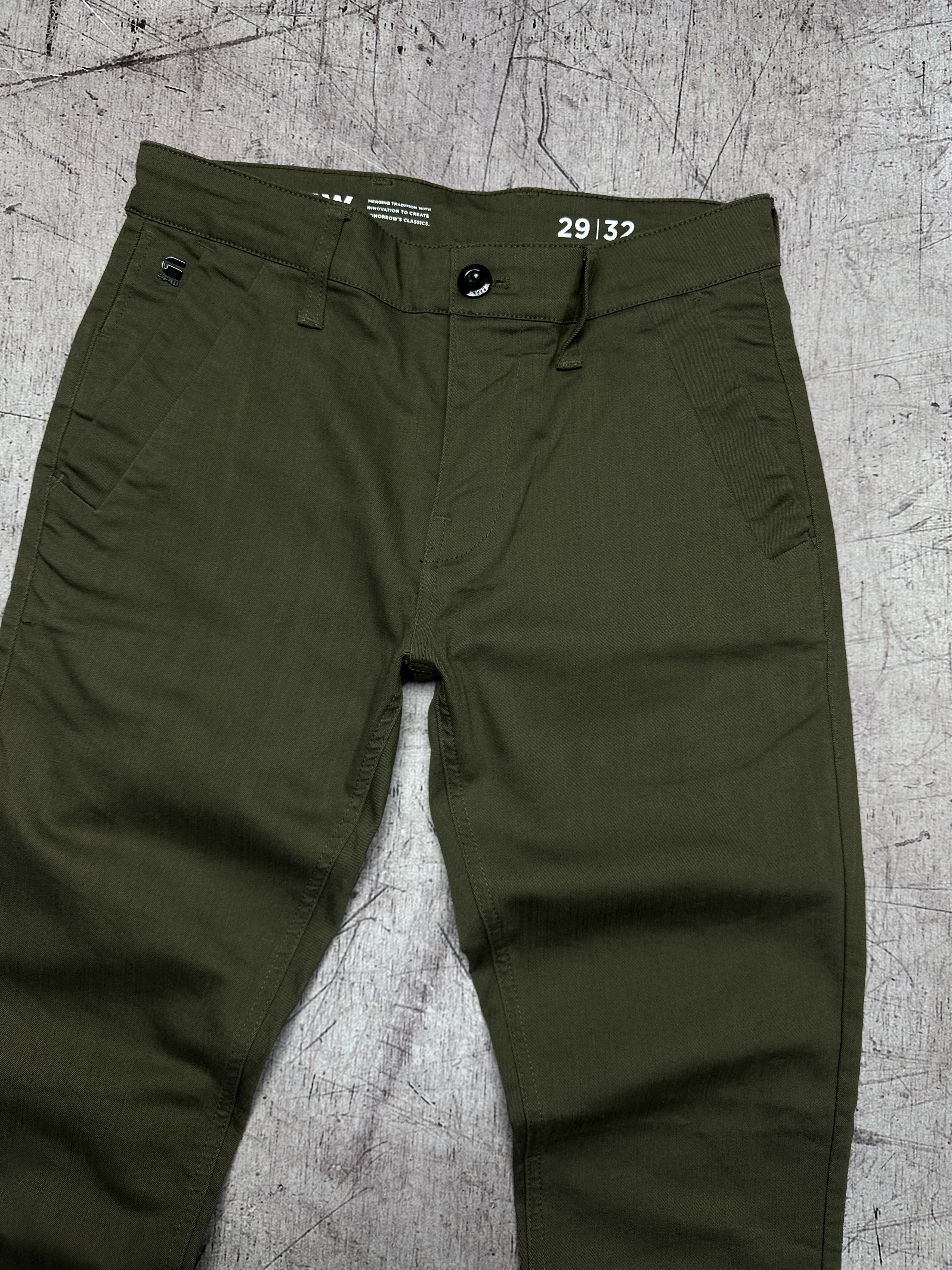 G-Star G Star Raw Mens Bronson Skinny Chino Pants Size US 29 - 2 Thumbnail