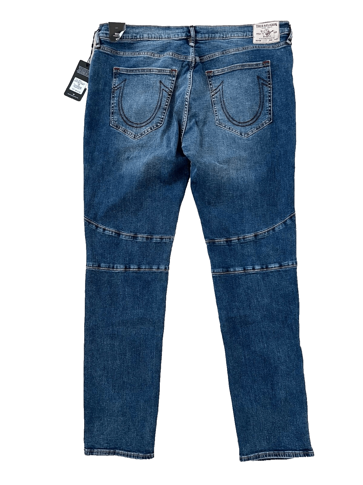 True Religion True Religion Rocco Moto Skinny Denim Jeans Sonic Indigo 42 Size US 42 / EU 58 - 3 Thumbnail