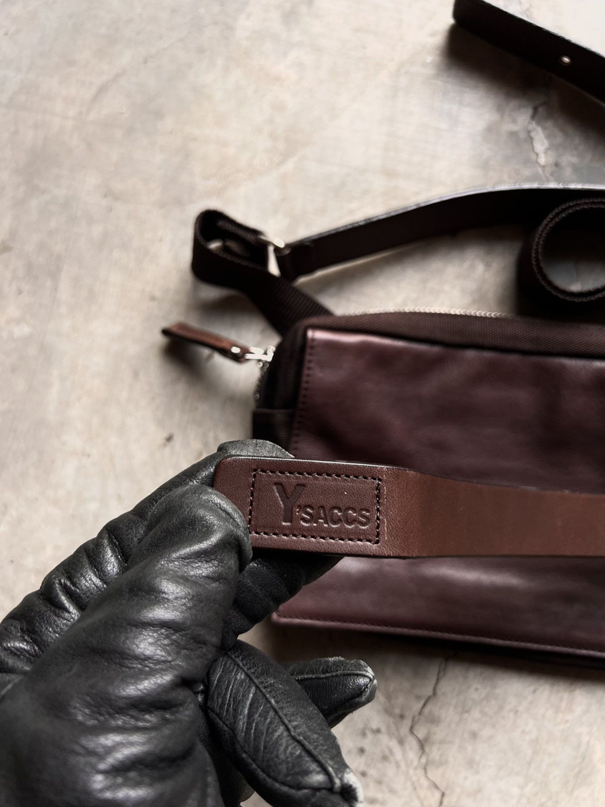 Yohji Yamamoto Yohji Yamamoto Y'SACCS bag Leather Size ONE SIZE - 12 Thumbnail