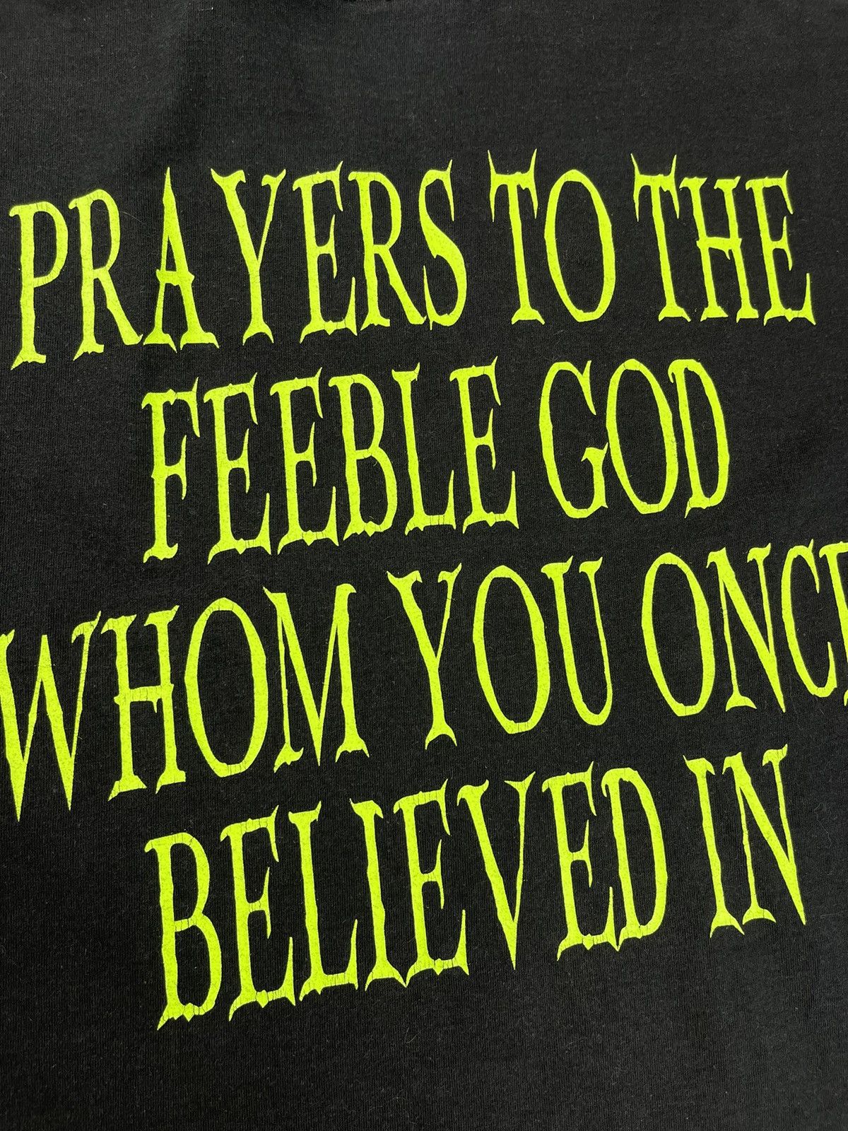 Vintage Vintage Suffocation And Jesus Wept T-Shirt Size M Size US M / EU 48-50 / 2 - 7 Thumbnail