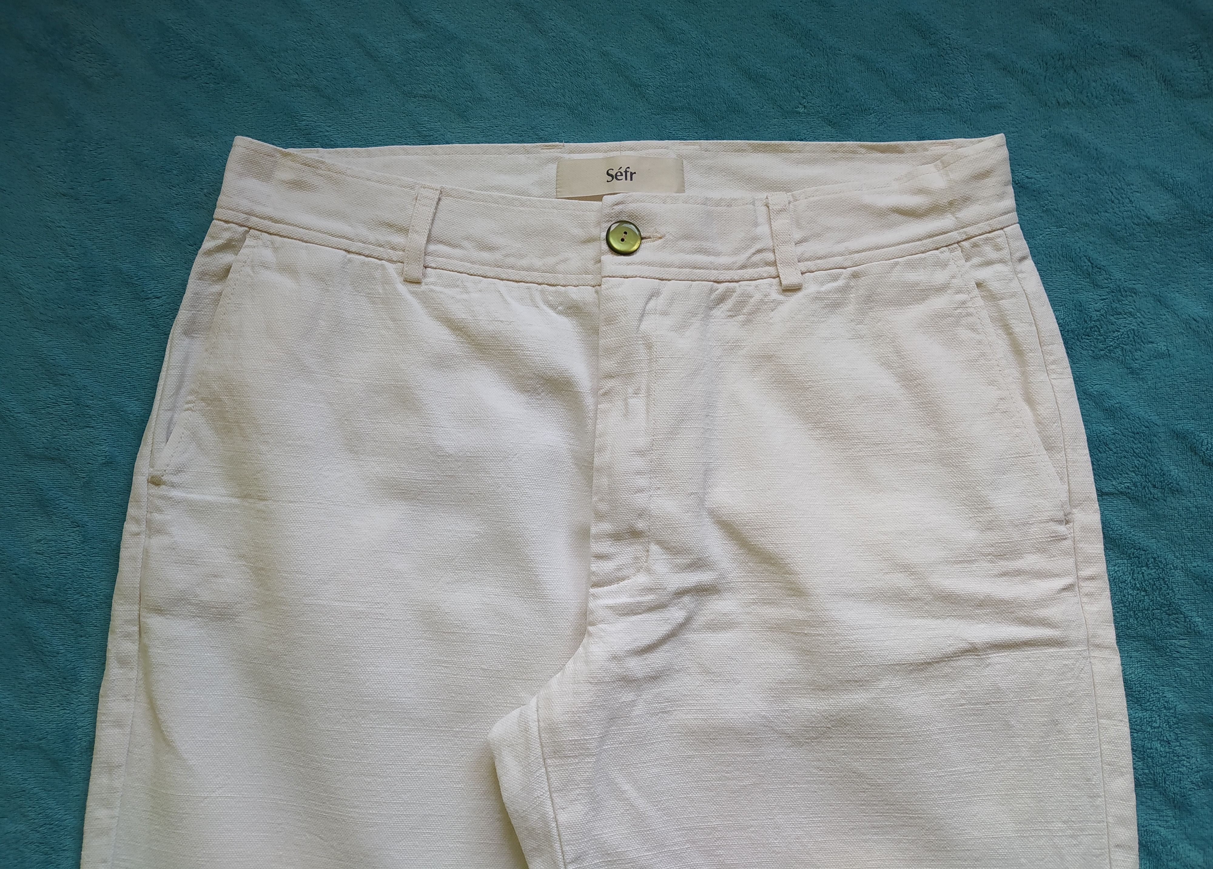 Sefr Séfr "Mike" textured trousers XL cropped fit Size US 36 / EU 52 - 3 Thumbnail