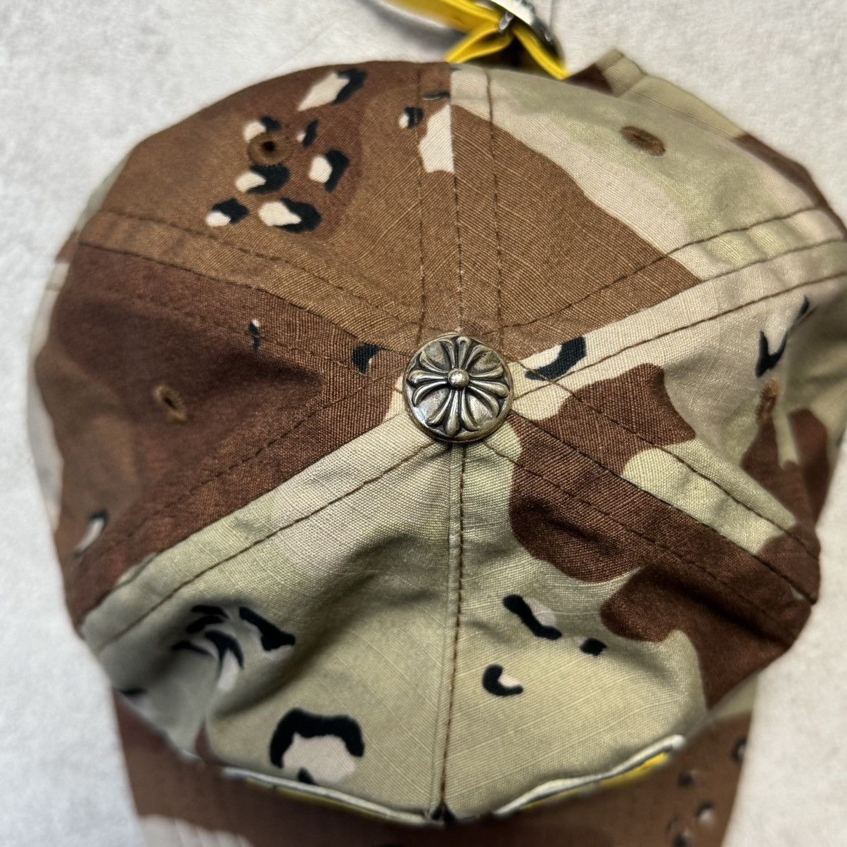 Chrome Hearts Chrome hearts Sex Records Leather Camo Cap Hat Size ONE SIZE - 3 Thumbnail