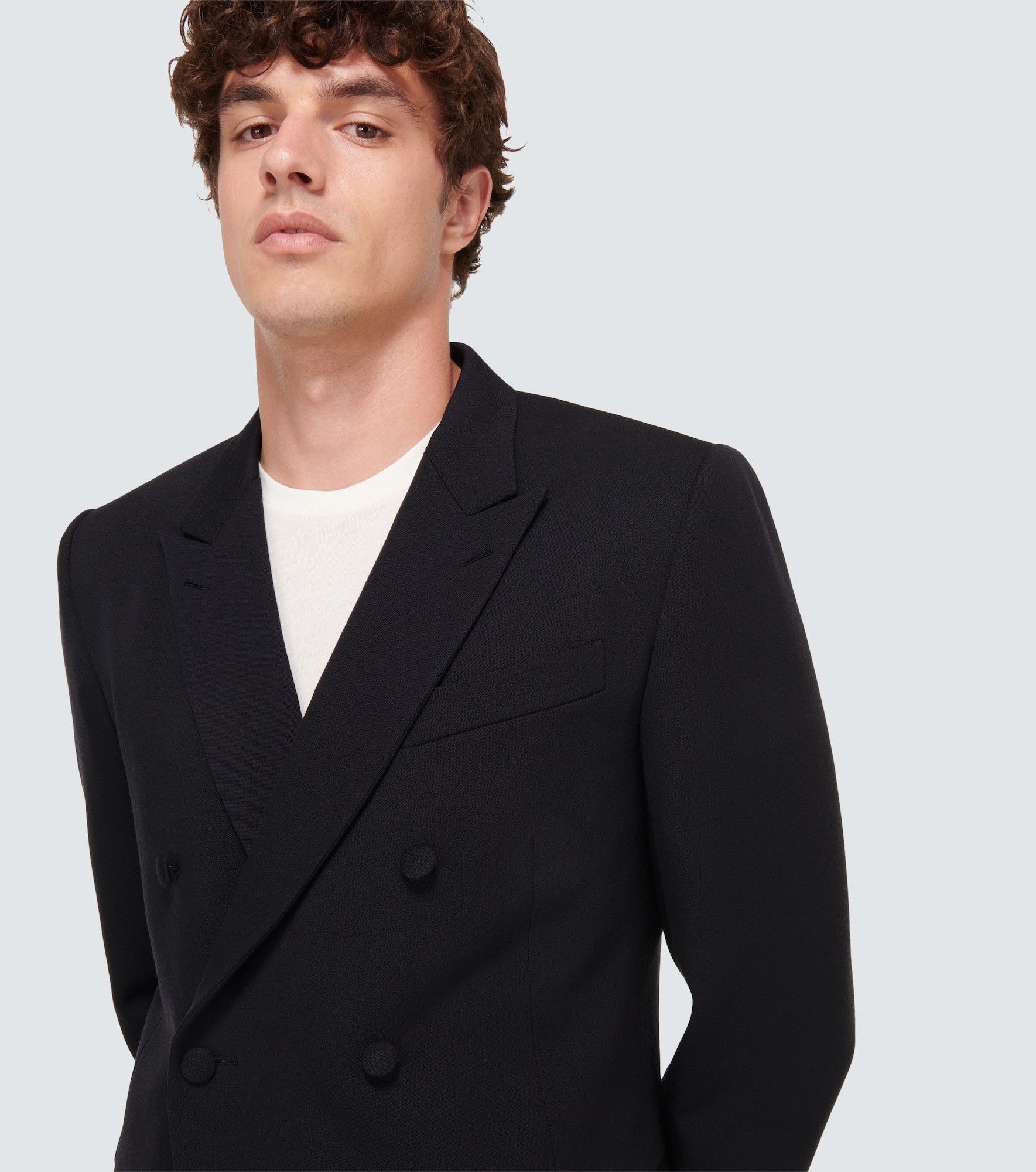 Valentino o1y0525 Blazer in Black Size US M / EU 48-50 / 2 - 2 Thumbnail