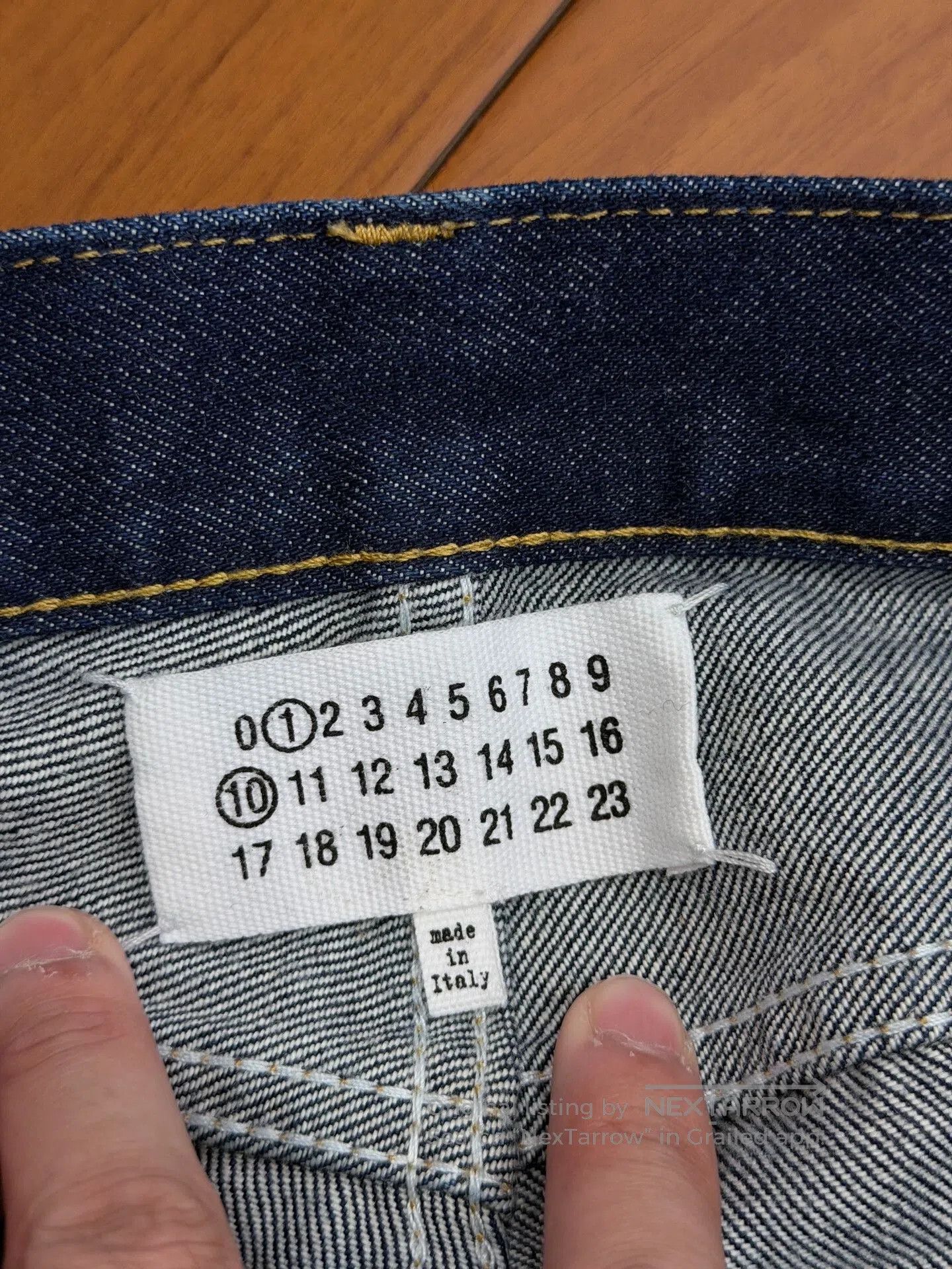Maison Margiela Maison Margiela Dark Blue Wide. Size US 33 - 3 Thumbnail