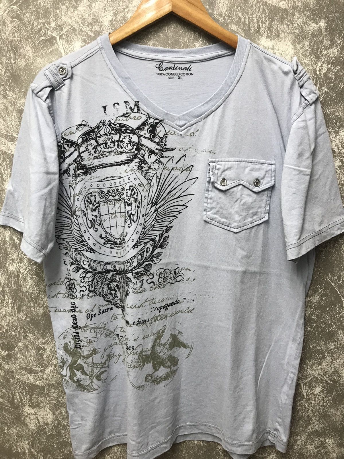 Affliction × Ed Hardy × Southpole Affliction Lion Wing Y2K Graphic Tee Size US XL / EU 56 / 4 - 1 Thumbnail