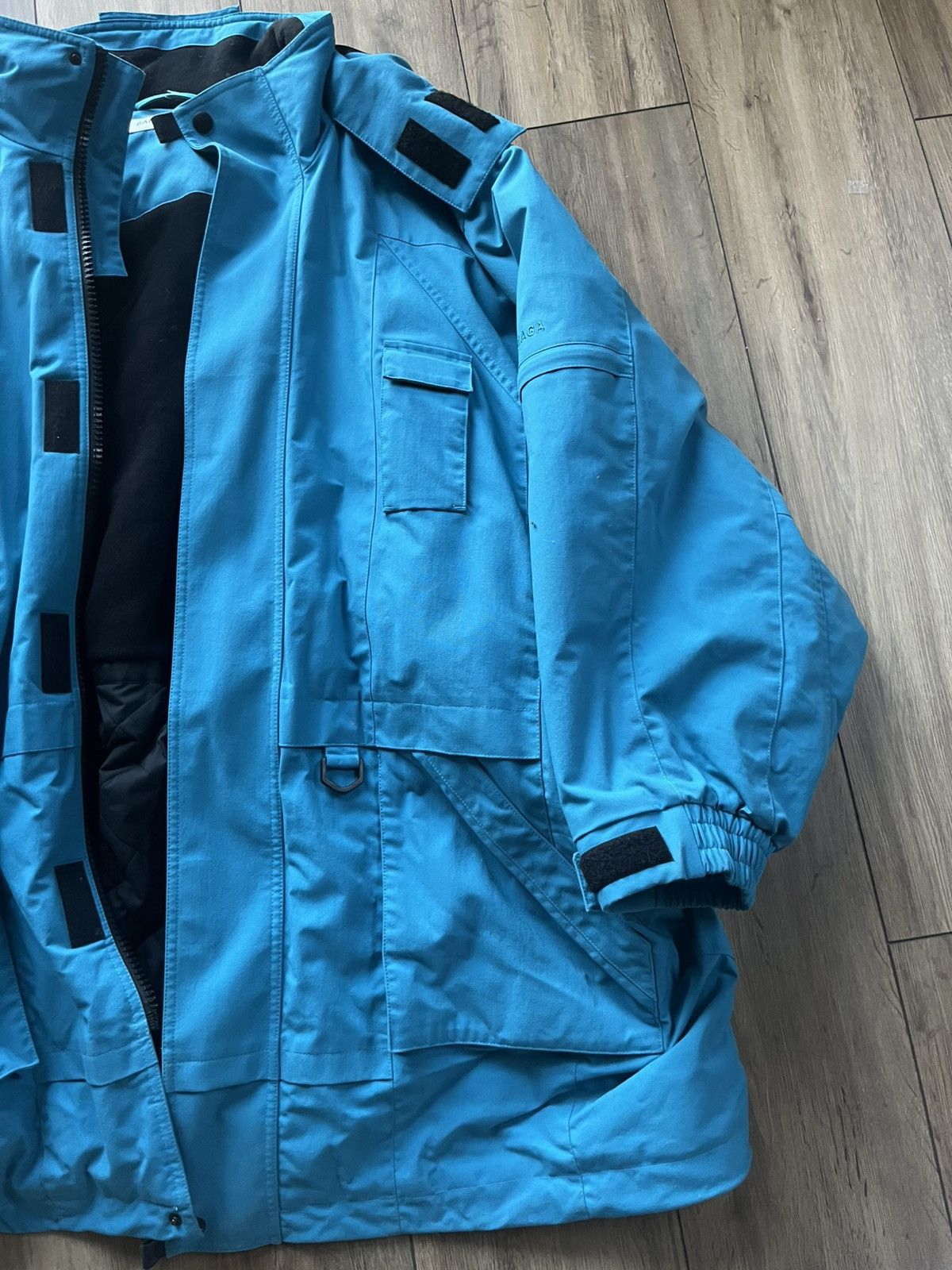 Balenciaga Balenciaga Oversize Blue parka Size US S / EU 44-46 / 1 - 4 Thumbnail