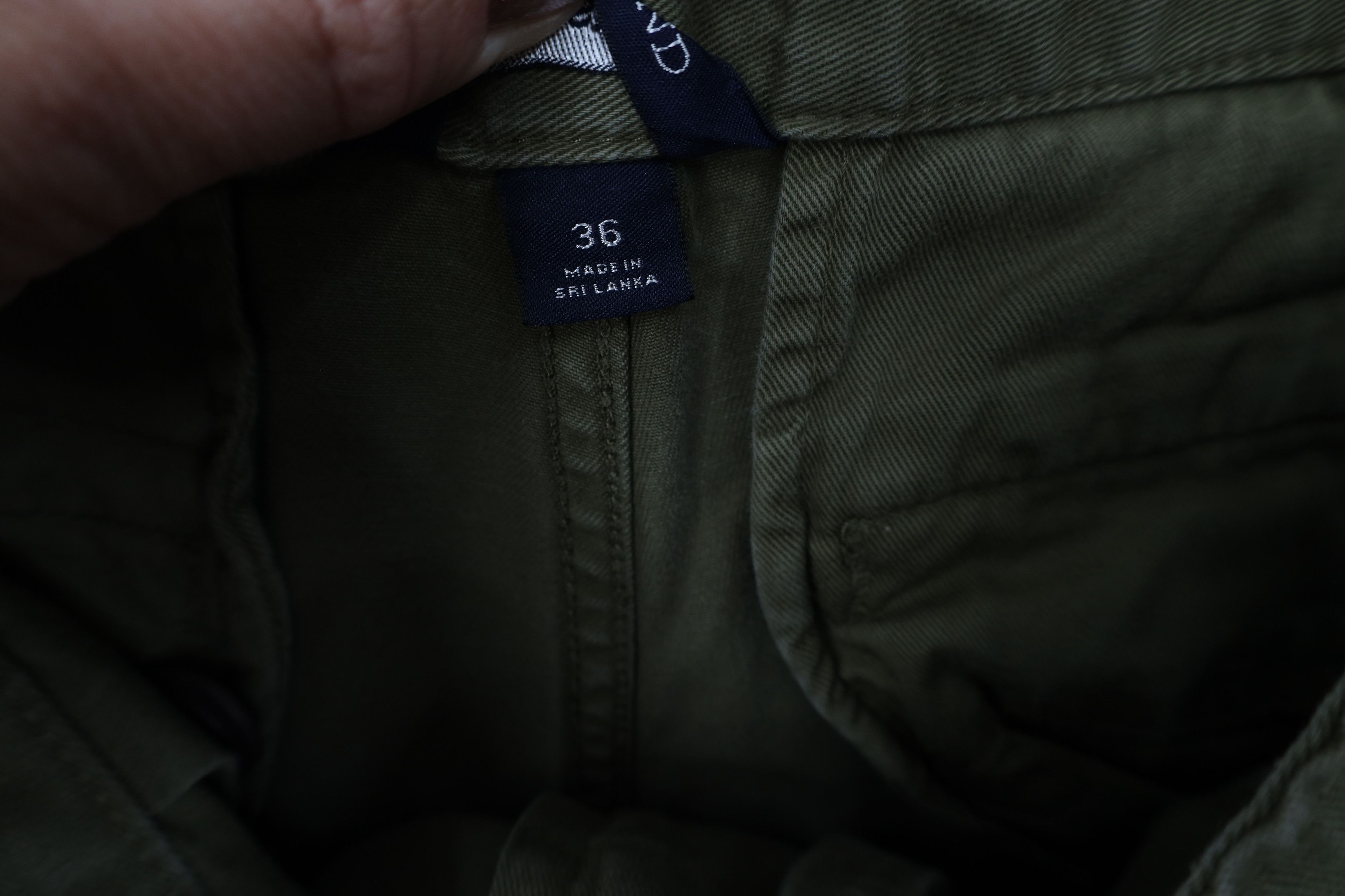 Lands' End Vintage 90s Lands End Heavyweight Cargo Shorts Green Cotton Size US 36 / EU 52 - 9 Thumbnail