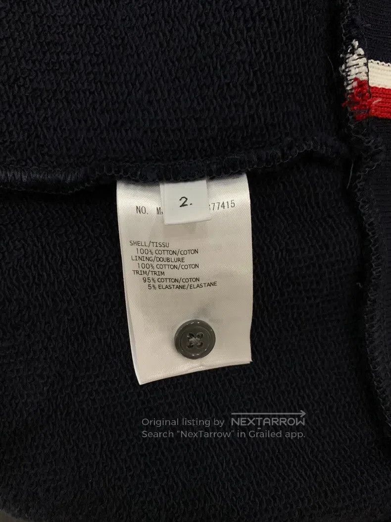 Thom Browne Thom Browne Dark Blue Hooded Sweatshirt Size US M / EU 48-50 / 2 - 5 Thumbnail