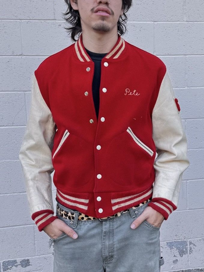 Other VTG 60’s Butwin Wool/Leather Varsity Letterman Jacket Size US M / EU 48-50 / 2 - 1 Thumbnail