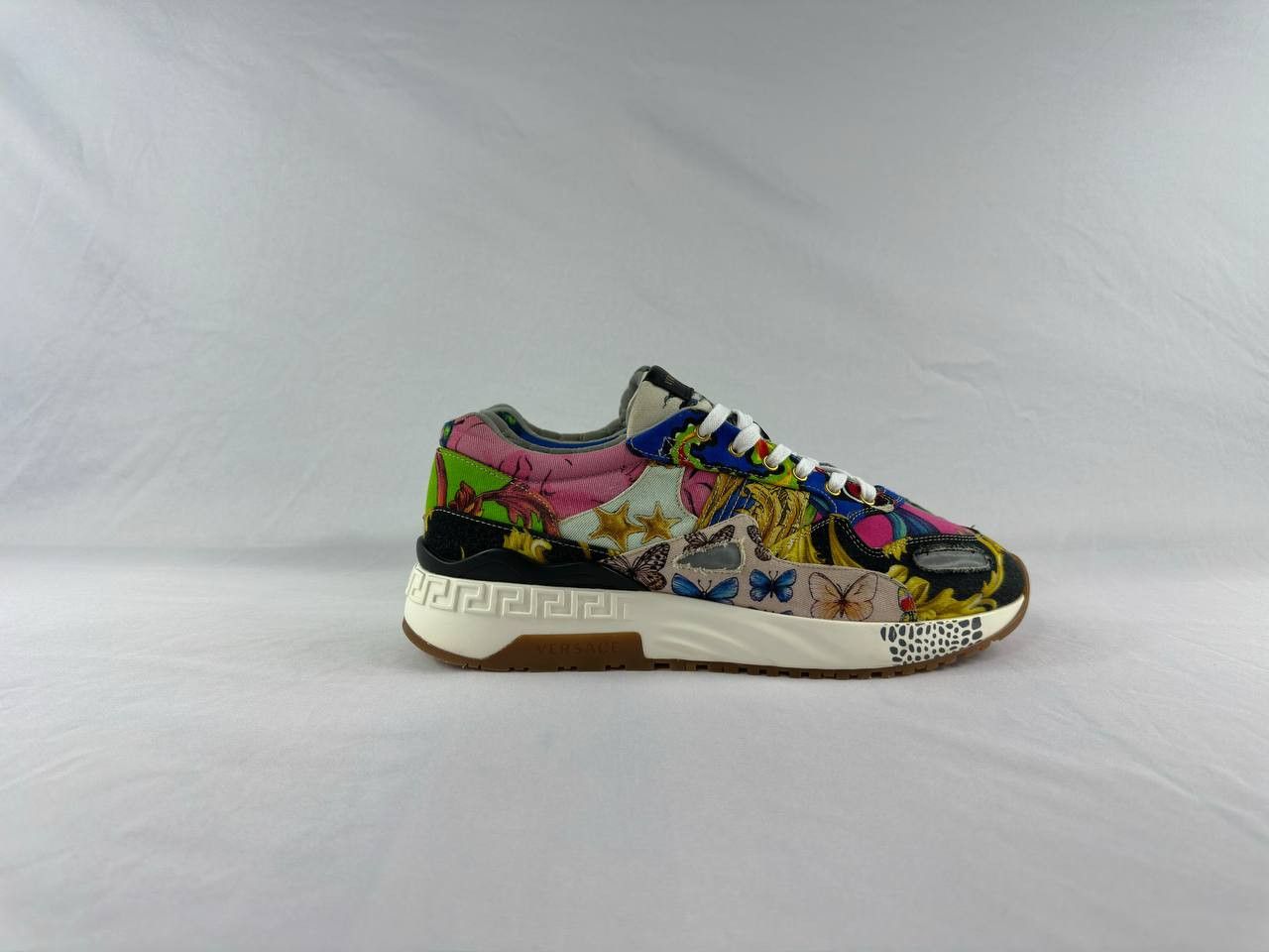 Versace Versace Achilles 'Baroque Print' Sneakers Size US 12 / EU 45 - 1 Thumbnail